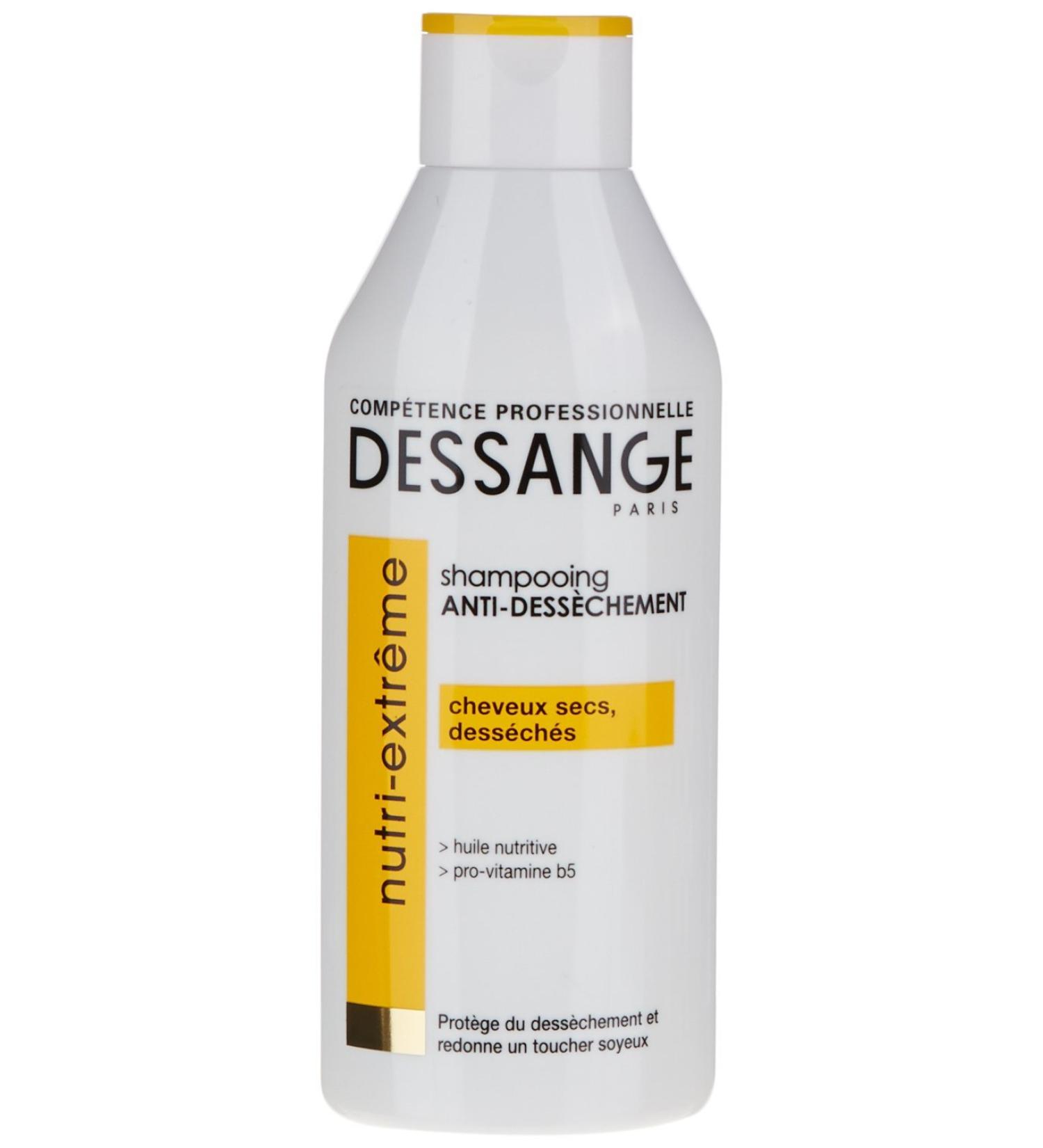 Dessange Anti-Drying Shampoo - Pack of 2 (250 ml each) - Nourishing & Hydrating for Dry Hair - International Shipping Available - Buy Online on GoSupps.com