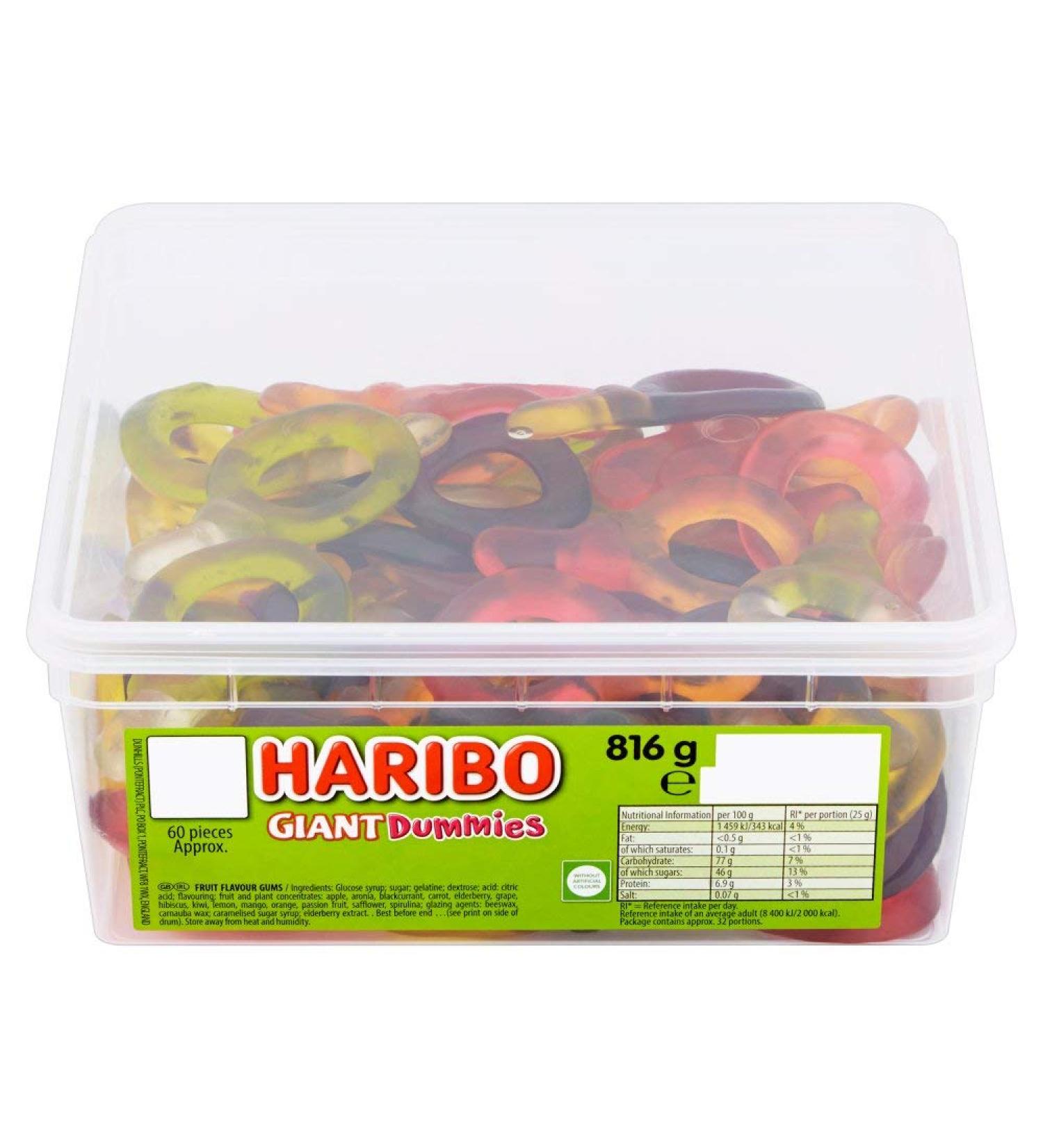 HARIBO Giant Dummies 60 Pieces 816 g - Buy Online on GoSupps.com