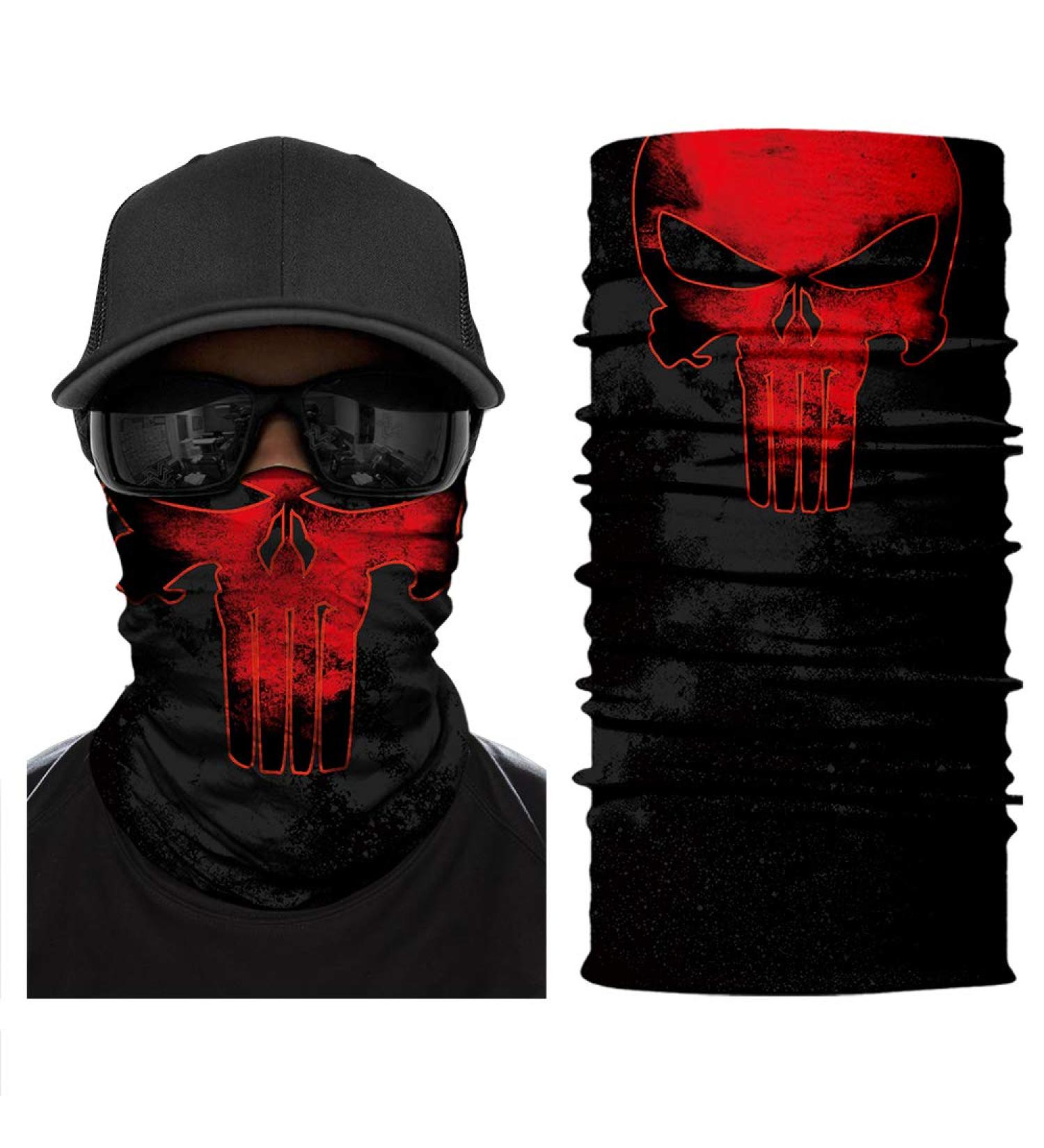 UV Protection Face Bandana Reusable Washable Scarf for Cycling Motorcycle Breathable Neck Gaiter-6pcs 4 - Buy Online on GoSupps.com