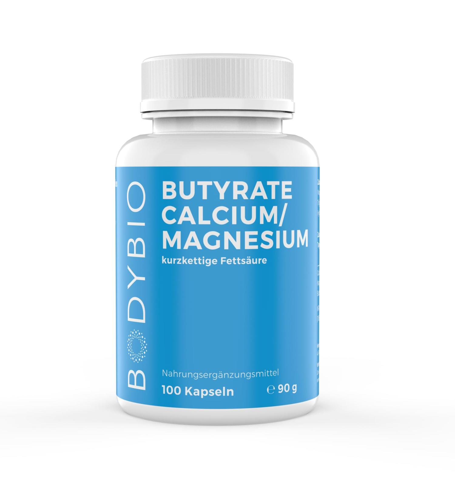 Buy BodyBio Butyrate (Calcium/Magnesium) 100 Caps - Support Digestive Health | Fast International Shipping - Buy Online on GoSupps.com