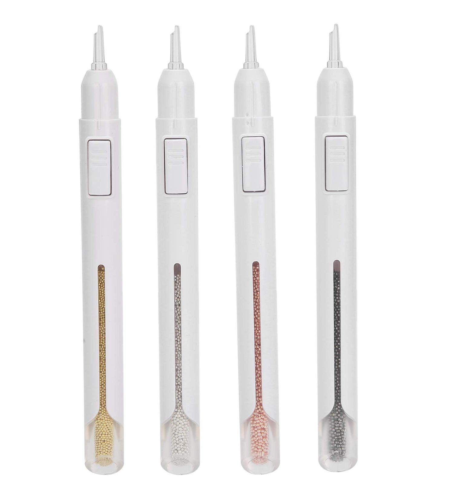 Manicure Point Pencil | Long-Lasting Nail Ballpoint Pen | Professional Nail Painting Tool for Salon & Home Use | Silver & Black Options (1.0 mm) - Buy Online on GoSupps.com