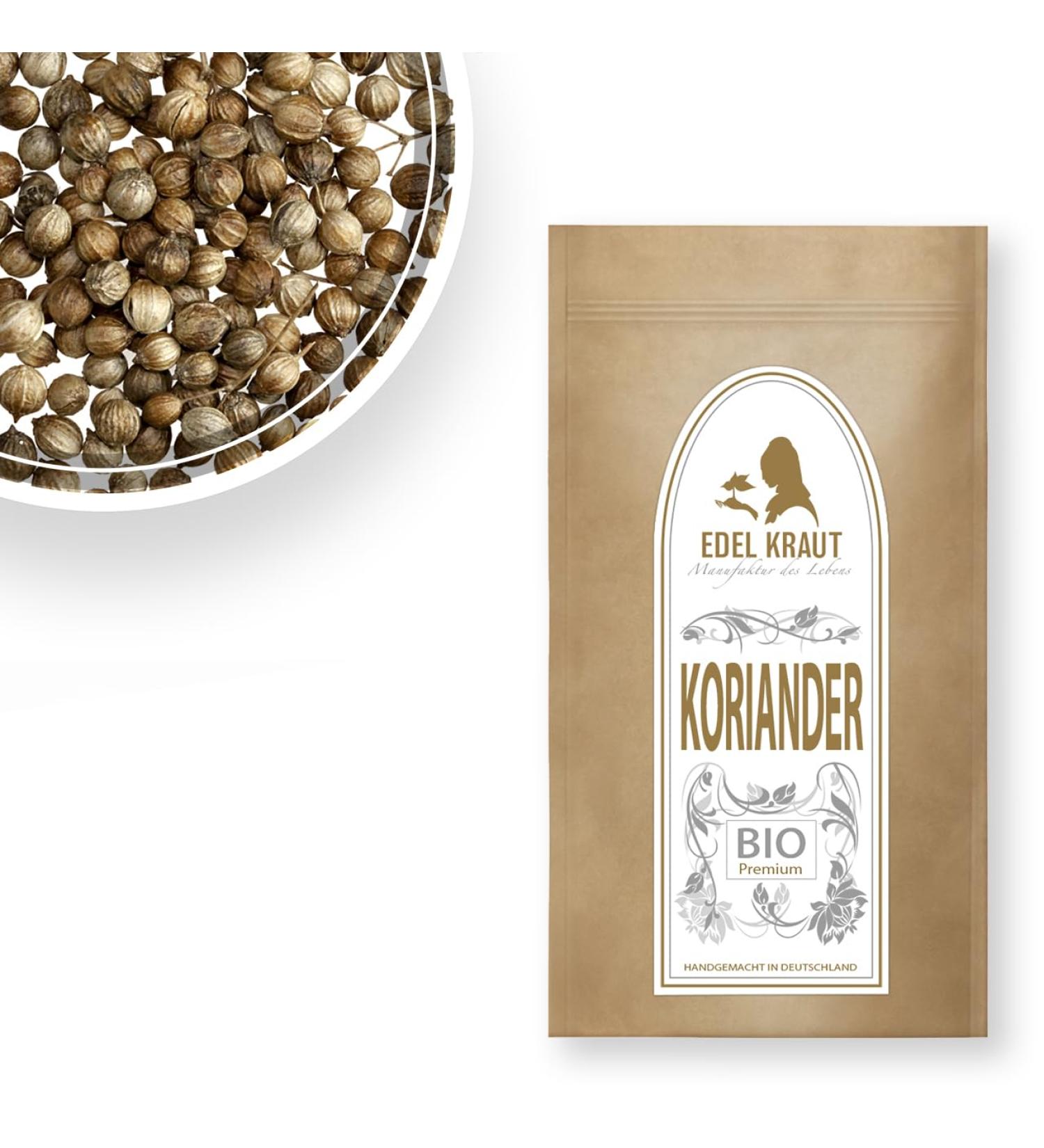 Organic Coriander Seeds 250g | Premium Quality 100% Natural - Noble Herb - Buy Online on GoSupps.com