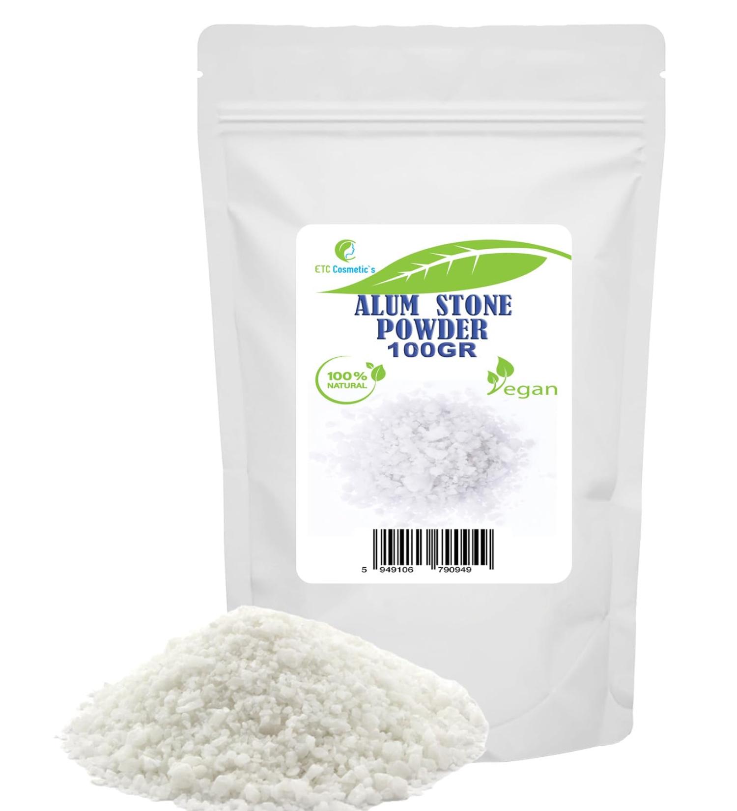 ALUM POWDER (Potassium Alum) 100 GR - 100% natural | Ideal for formulating deodorants body care and aftershave products. - Buy Online on GoSupps.com