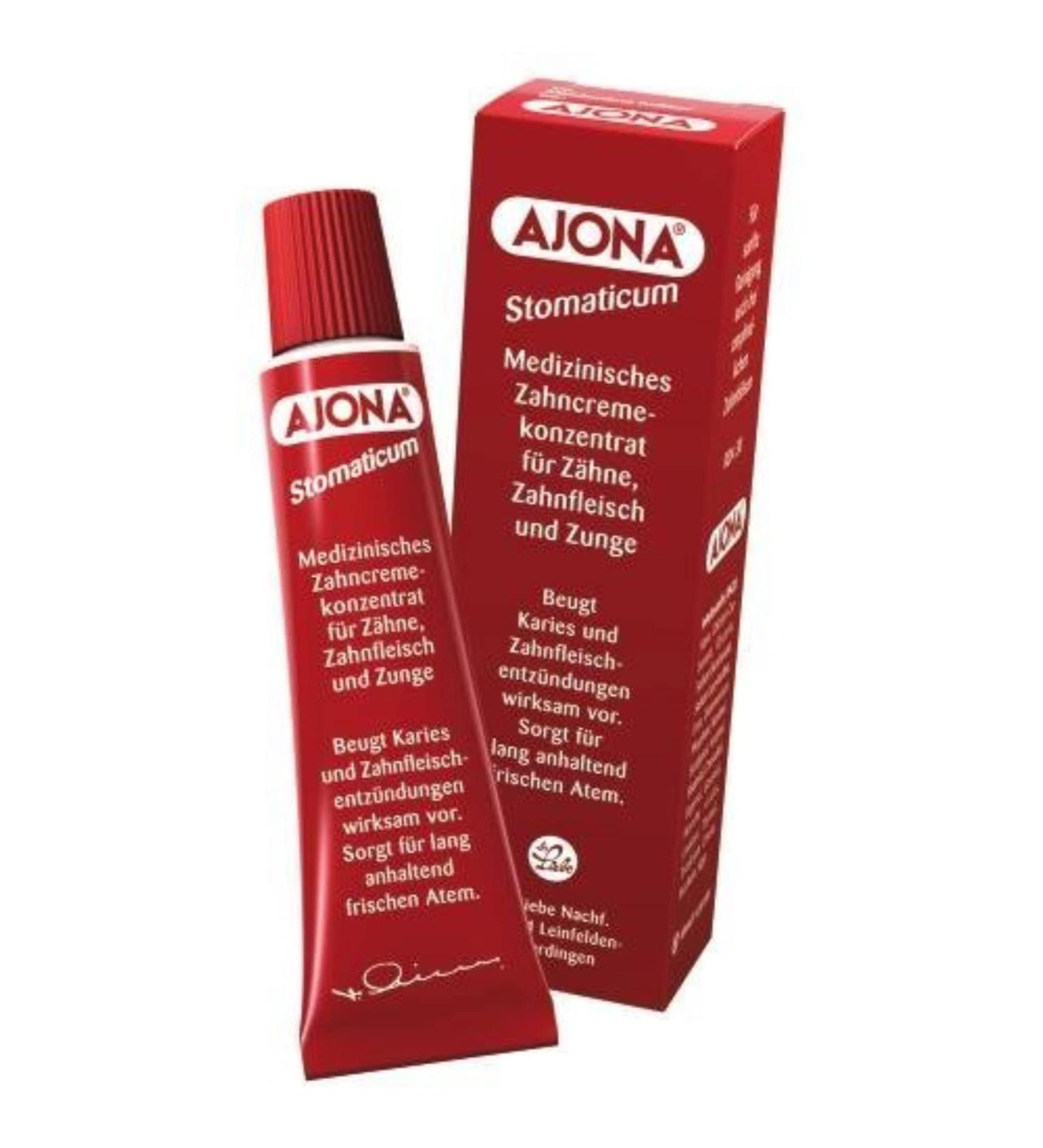 12x Ajona Stomaticum Toothpaste 25ml (12x 25ml) by Ajona