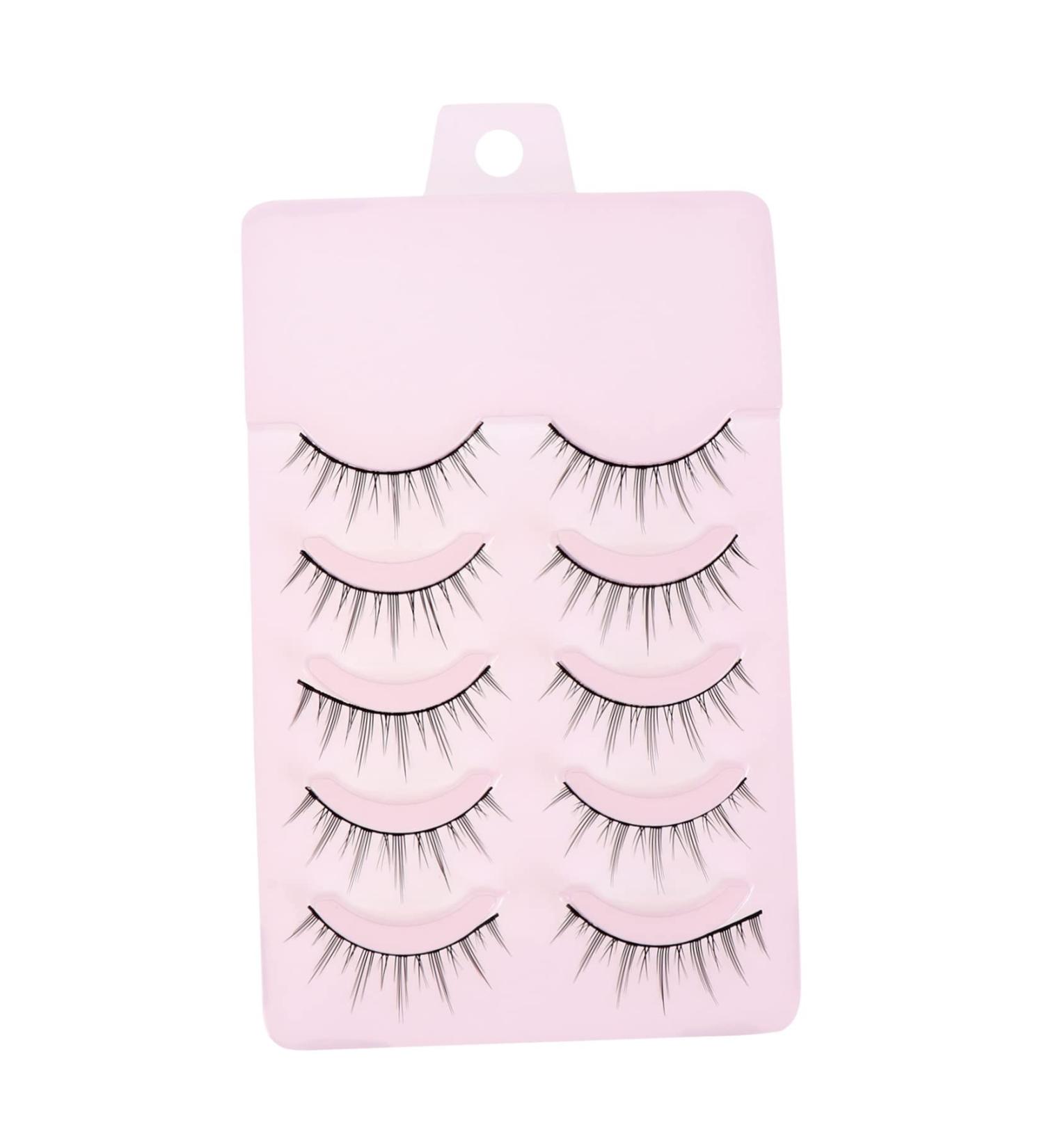 Beaupretty 5 Pairs Fake Eyelashes Makeup Eyelash Cat Eyes Eyelashes Beauty Eyelashes Beauty Accessories Transparent Band Eyelash 3d Magnetic Eyelashes Kit Natural Acrylic Woman Chemical Fiber - Buy Online on GoSupps.com