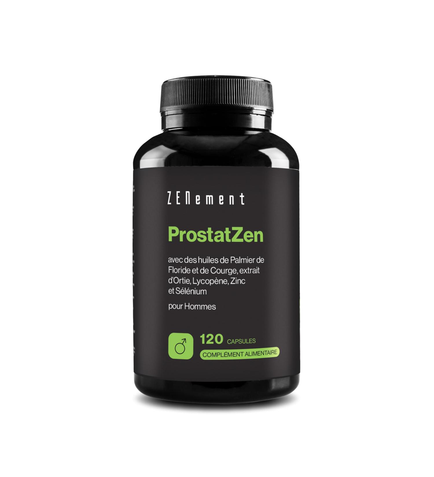 ProstatZen with Palmetto Saw Oils and Squash Nettle Extract Lycopene Zinc and Selenium - Synergic Formula for Male Wellness - 120 Capsules - Zenement - Buy Online on GoSupps.com