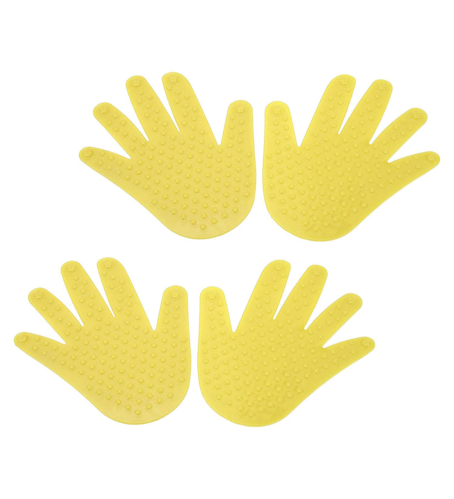 DKaony Handprint Marker - Durable Hand Shape Marker for Adult Muscle Training Lightweight & Tough - 2 Pairs in Yellow - International Shipping Available - Buy Online on GoSupps.com