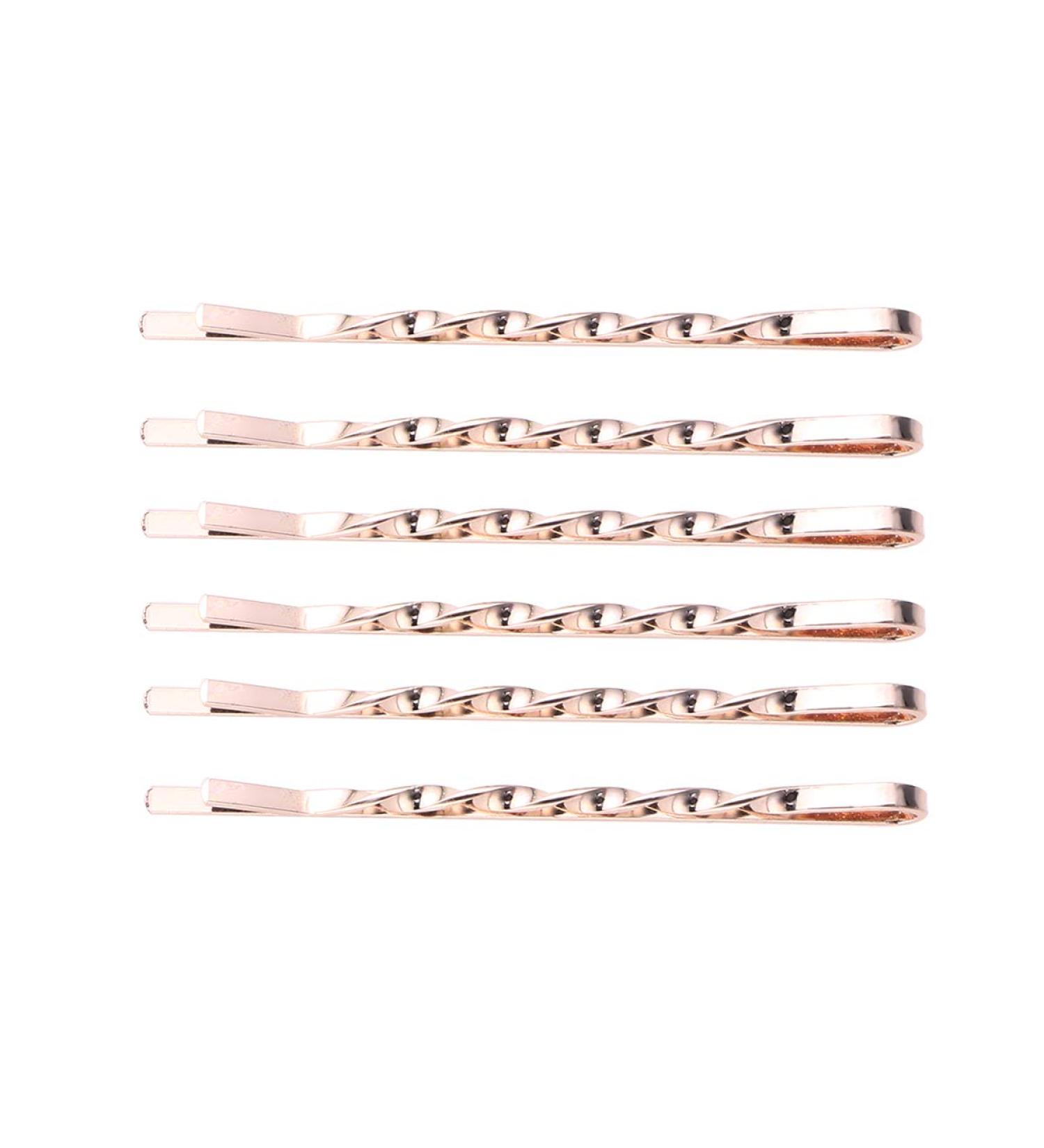 Lurrose 72pcs Rose Gold Alloy Wave Hairpins | Minimalist Bobby Pins for Women - International Shipping - Buy Online on GoSupps.com
