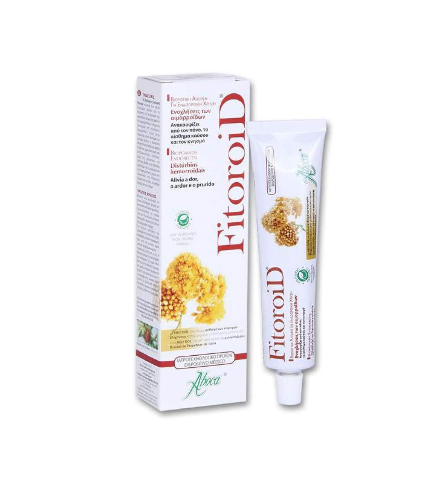 ABOCA Neo Fitoroid - Discomfort of Hemorrhoids relieves Pain Burning and itching 40ml