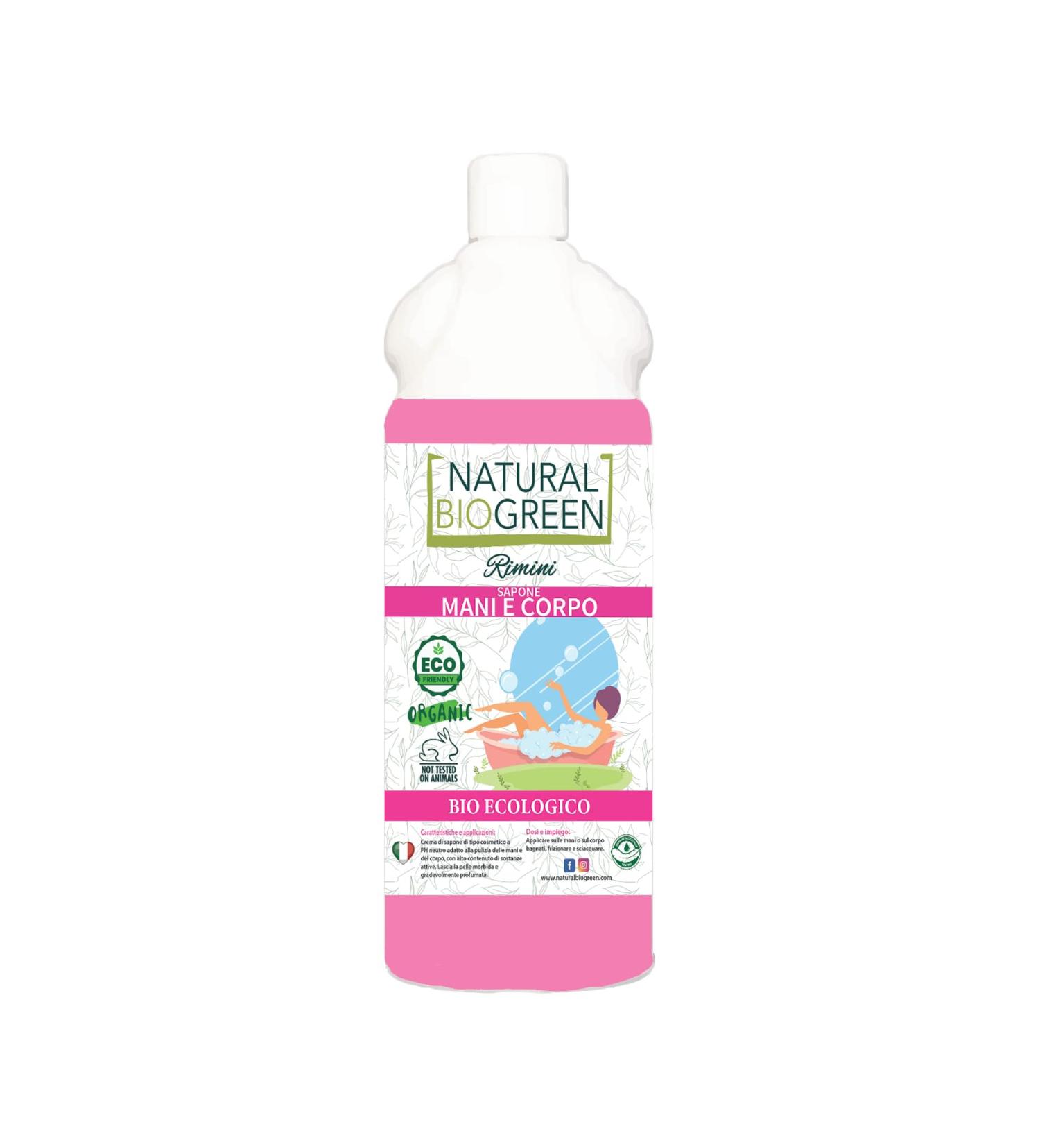 Naturalbiogreen Organic and eco-friendly hand and body soap 1 liter