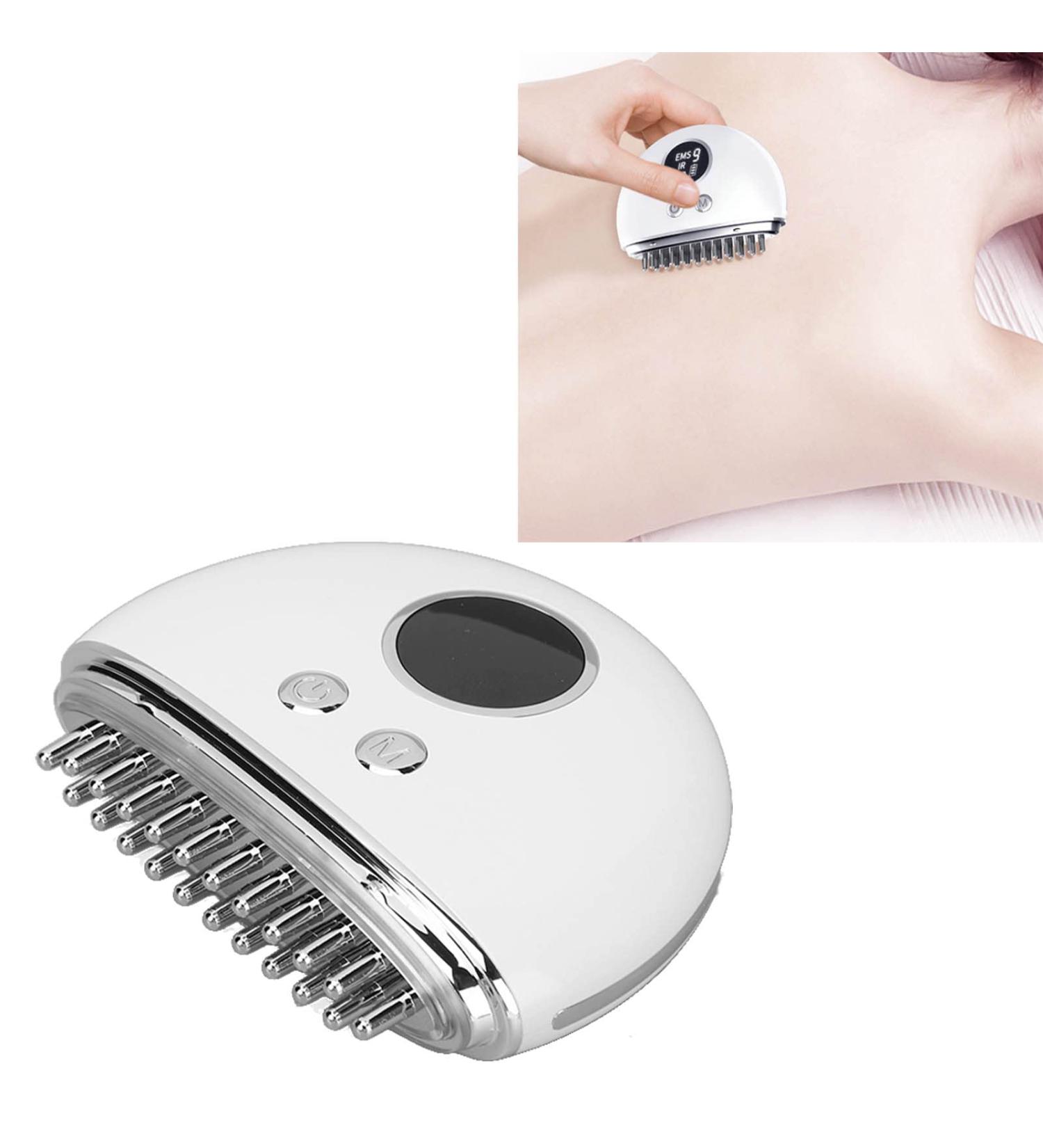 Buy Electrical Massage Brush - Microcurrent Scalp Massager & Gua Sha Tool for Home Use | Enhance Relaxation & Well-Being - Buy Online on GoSupps.com
