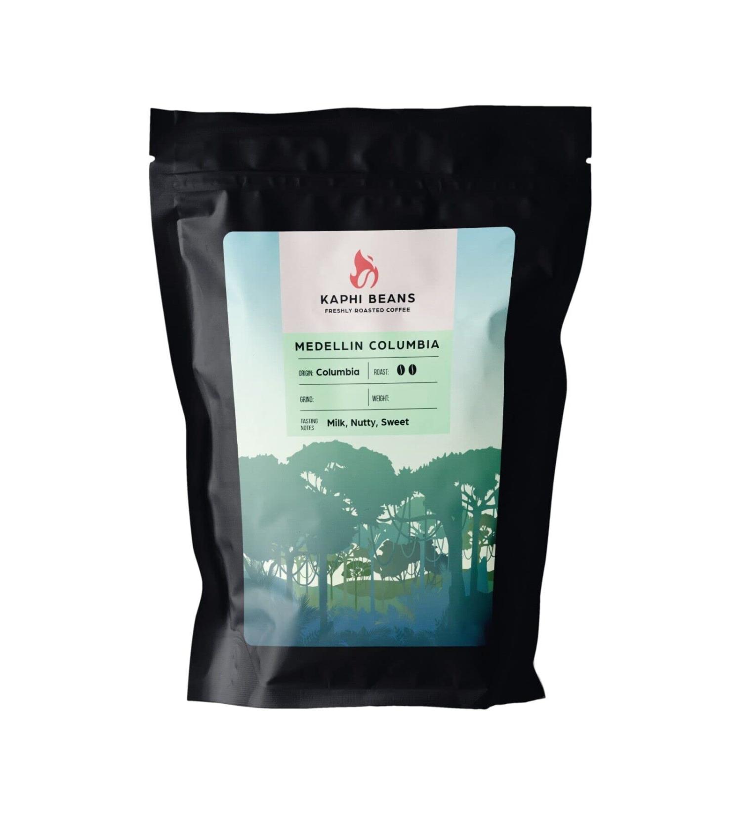 Kaphi Beans Single Origin Medium Roast Medellin Colombian Coffee- Freshly Roasted (Wholebean 2kg) Wholebean 250 g (Pack of 1)