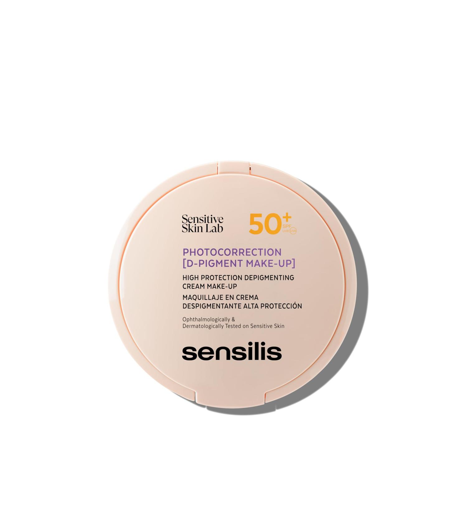 Sensilis Photocorrection D-Pigment Make-Up SPF50+ Bronze Depigmenting Corrects and Protects for Sensitive Skin 10 g - Buy Online on GoSupps.com