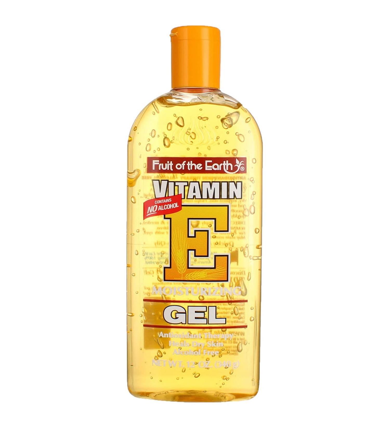Fruit of the Earth Vitamin E Aloe Vera Gel 12oz - Moisturizing Dry Skin Relief | Shop Internationally - Buy Online on GoSupps.com
