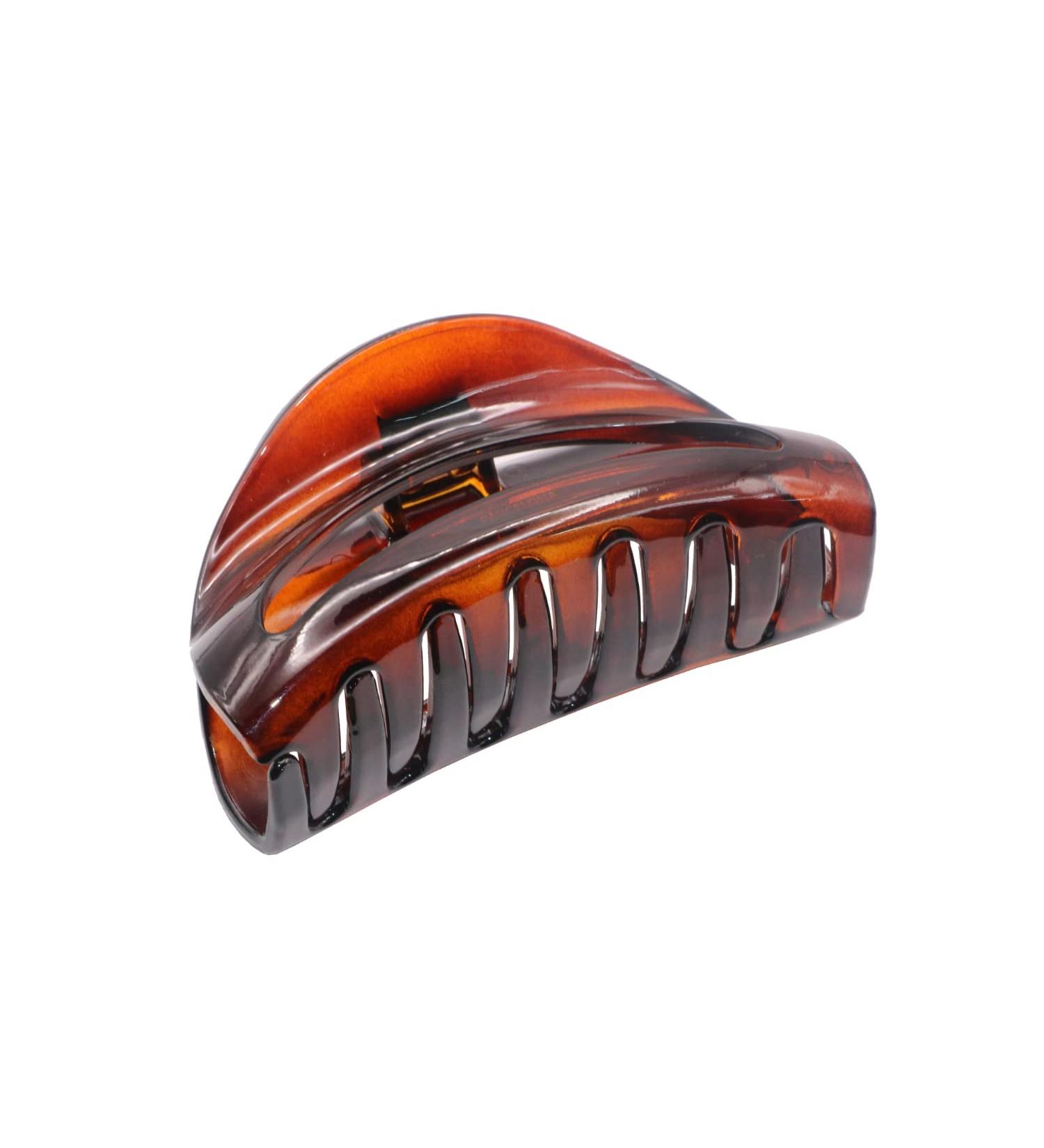 Parcelona French Vrille Medium 3.5 Celluloid No Slip Hair Claw Clip - Tortoise Shell - Buy Online on GoSupps.com