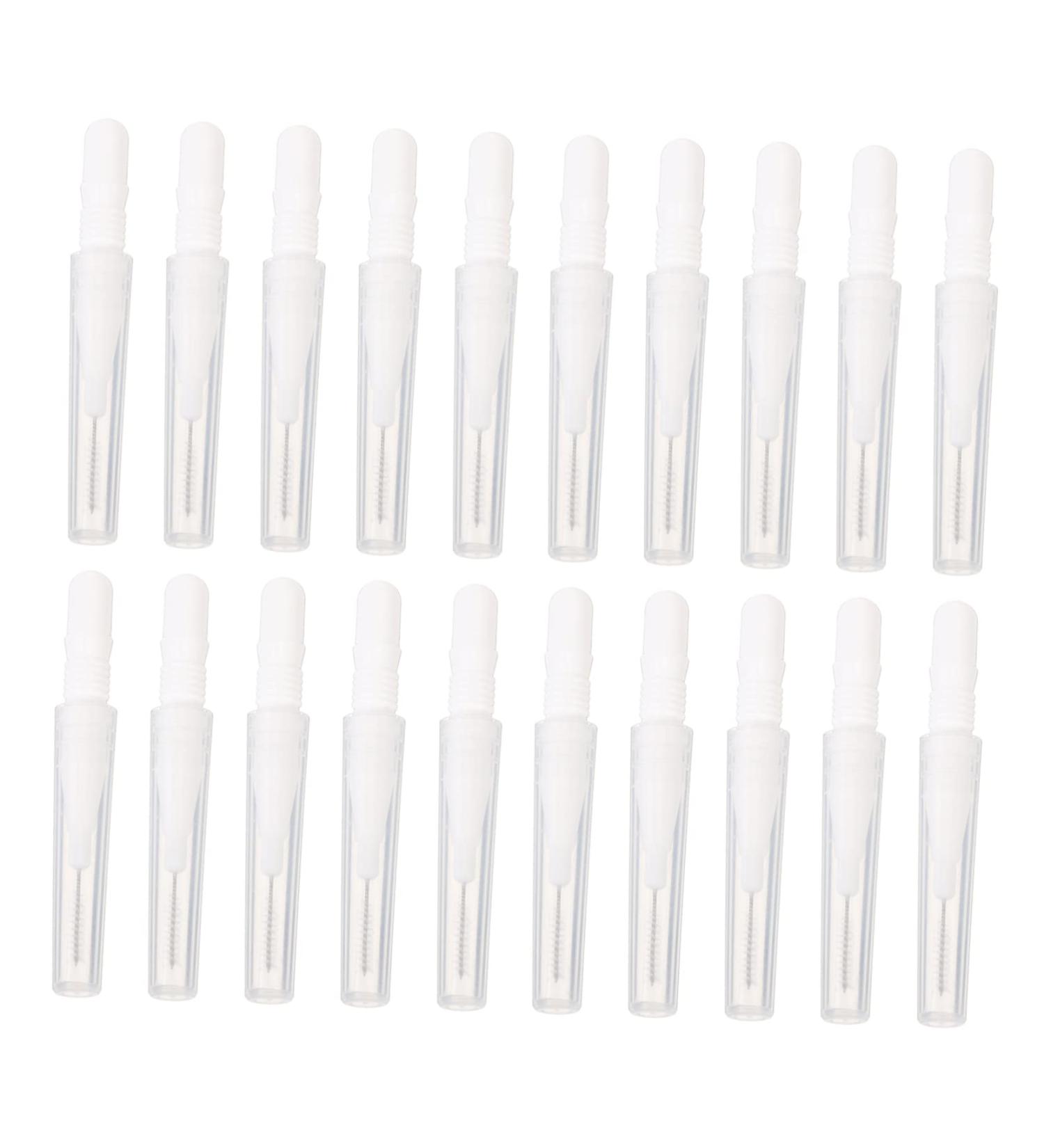 Didiseaon 20pcs Micro Eyebrow Brush Set - Mini Eyebrow Wands & Eyelash Cleaning Brushes - Professional Nylon Mascara Brushes with Caps - Perfect for Girls & Makeup Artists - 5.60x0.80 CM - Buy Online on GoSupps.com