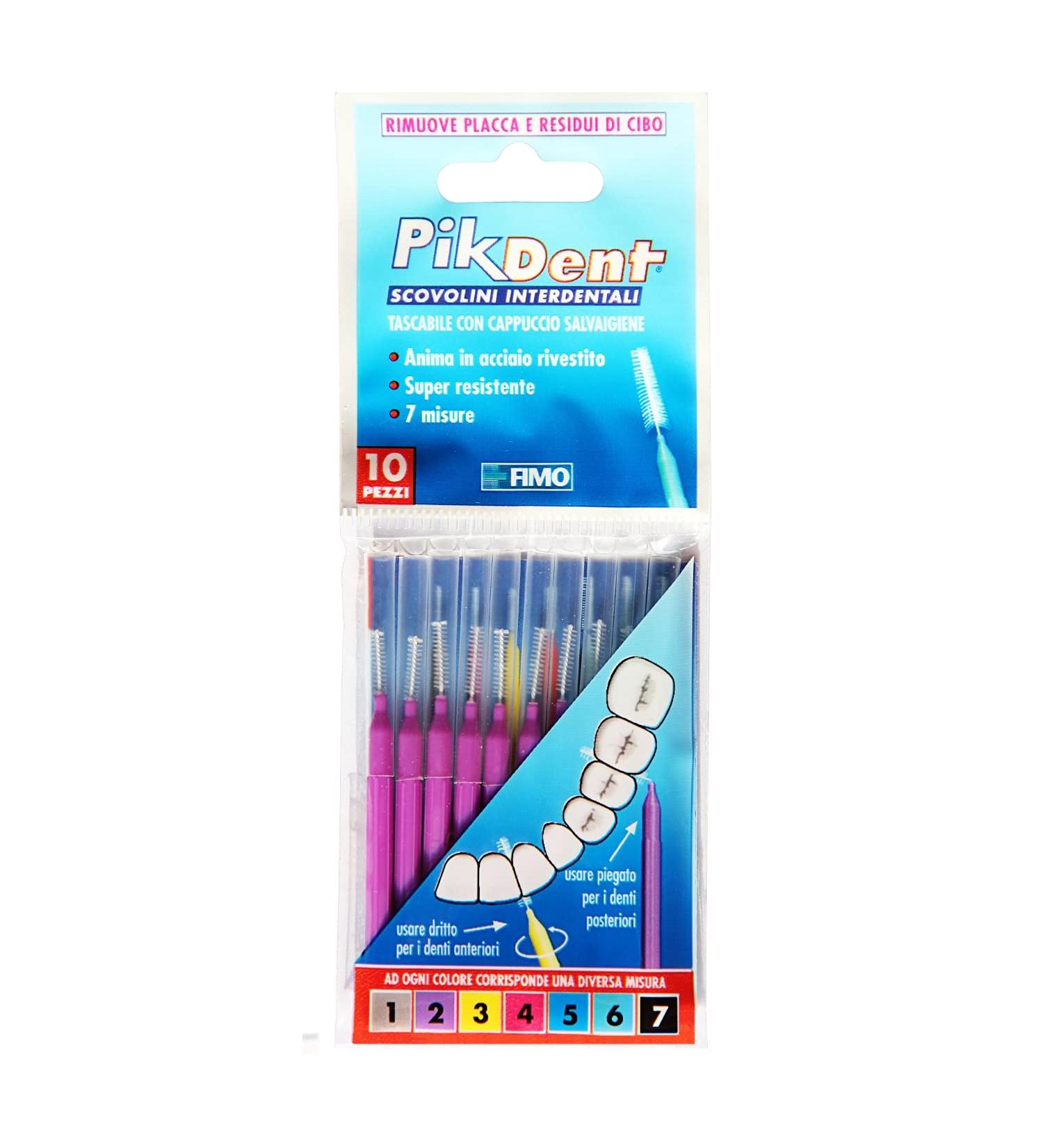 Buy Interdental Brushes with Coated Steel Core - Size 2 Purple 0.5mm | Tynice Bristles - 10 Gr - International Shipping Available - Buy Online on GoSupps.com