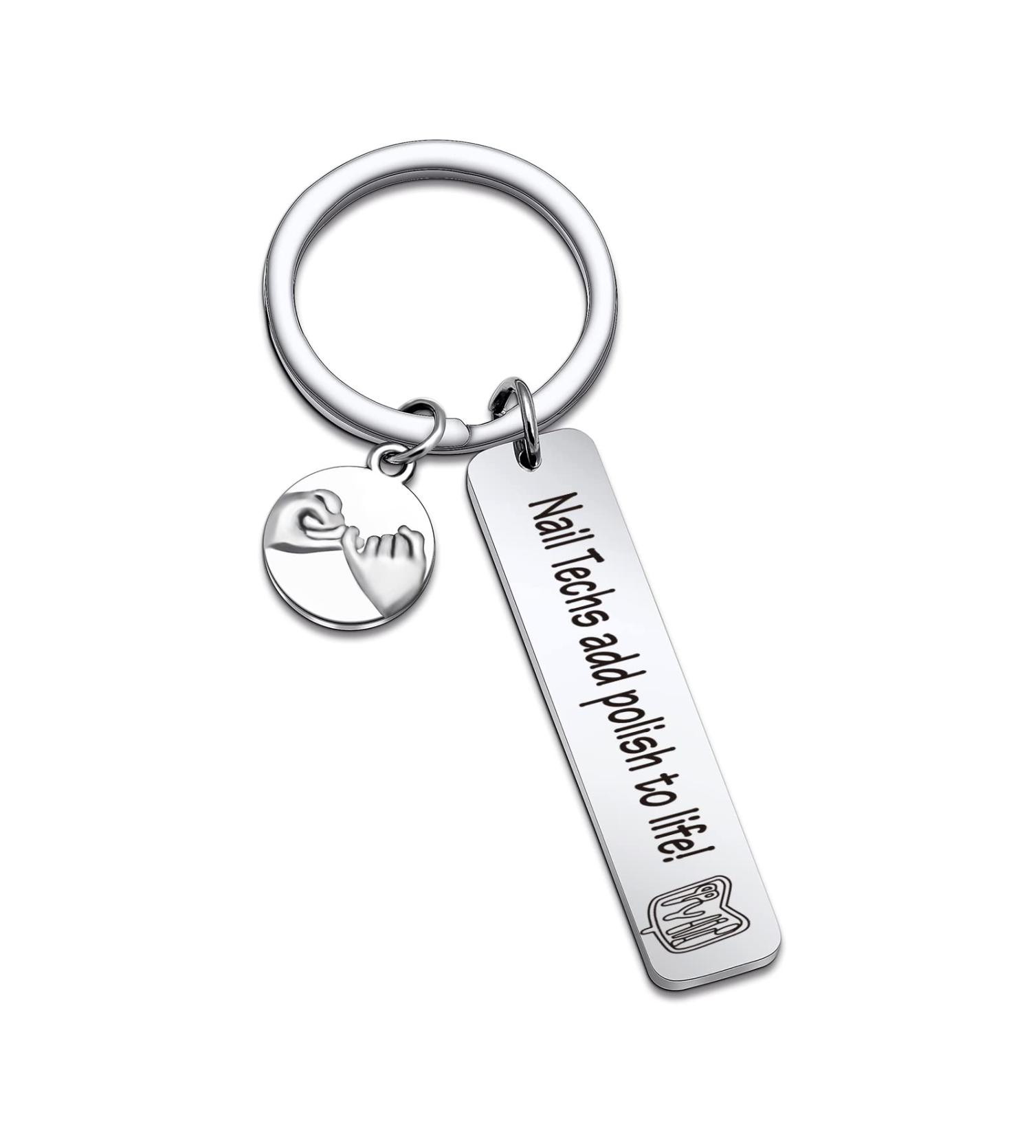 Nail Tech Gift Manicurist Keychain nail stylist Keychain Manicurist Gift Nail Technician Keychain nail stylist Jewelry Nail Friends Keychain Default - Buy Online on GoSupps.com