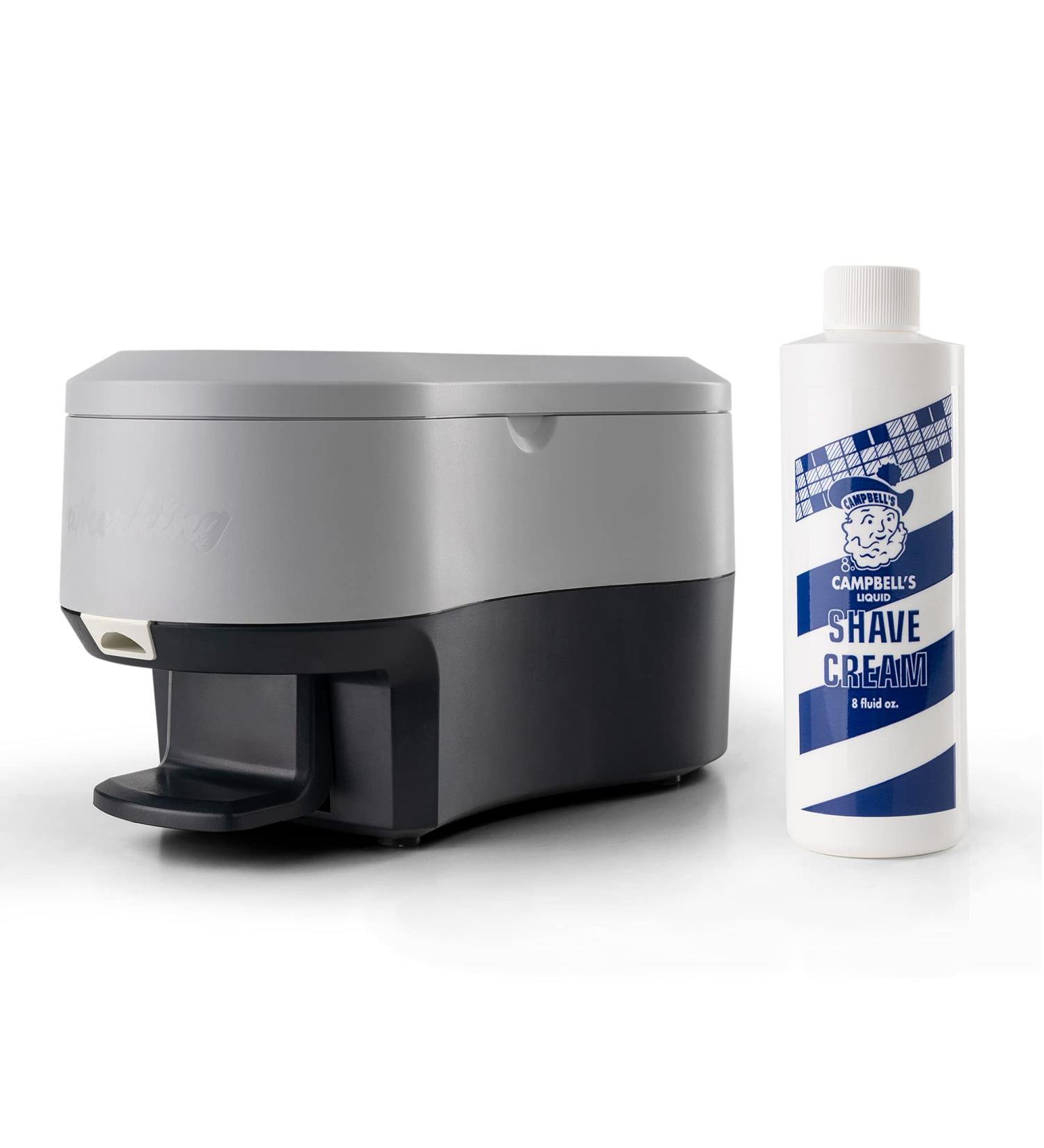 Campbells LatherKing Hot Lather Machine | Barber Shop Equipment | 12 oz. Pre-Mixed Shave Cream Bottle - Buy Online on GoSupps.com
