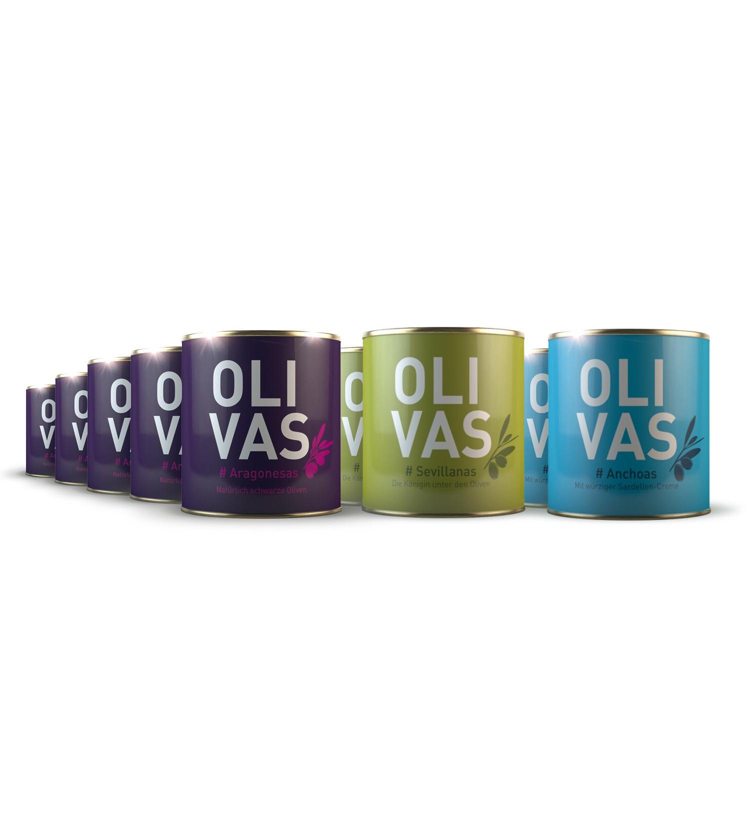 OLIVAS-MIX: Spain's Finest Olives Pack of 15 - Premium Quality for International Shipping - Buy Online on GoSupps.com