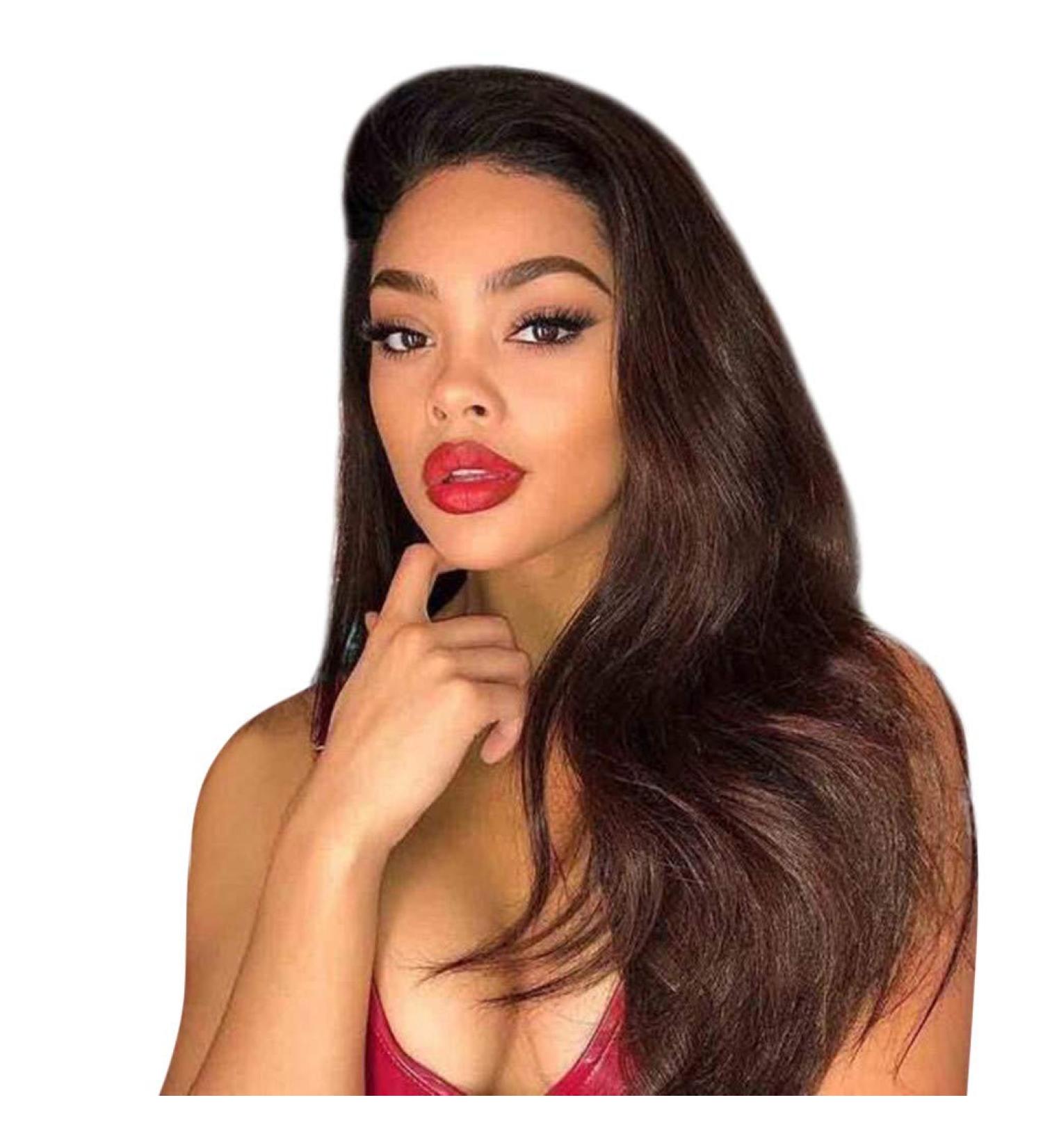 Wig Women Long Hair Brown Brown Long Wavy Brazilian Curly Women Cosplay Synthetic Hair 80s 50s 70s 60s