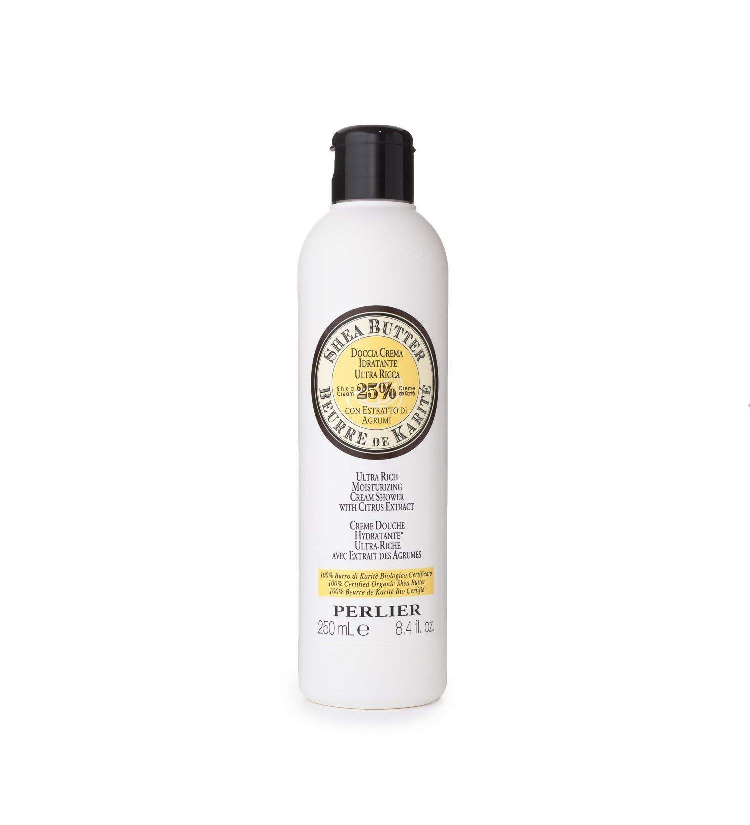 Perlier Shea Butter with Citrus Bath & Shower Cream 8.4 fl. oz.