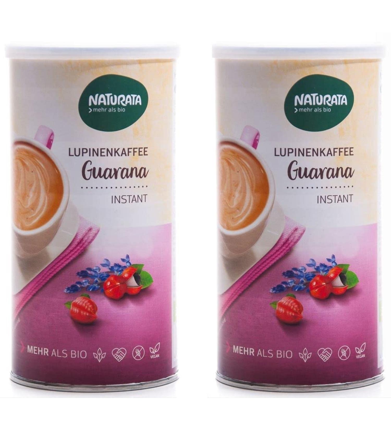  Naturata Naturata Instant Guarana Organic Lupine Coffee (2 x 150g) - Buy Online on GoSupps.com