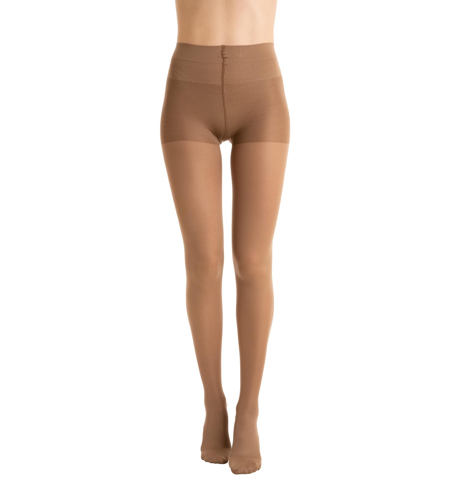 Relaxsan Microfiber 880M Compression Tights for Women - 18-22 mmHg Support Stockings 140 Den XL Brown | International Shipping Available - Buy Online on GoSupps.com