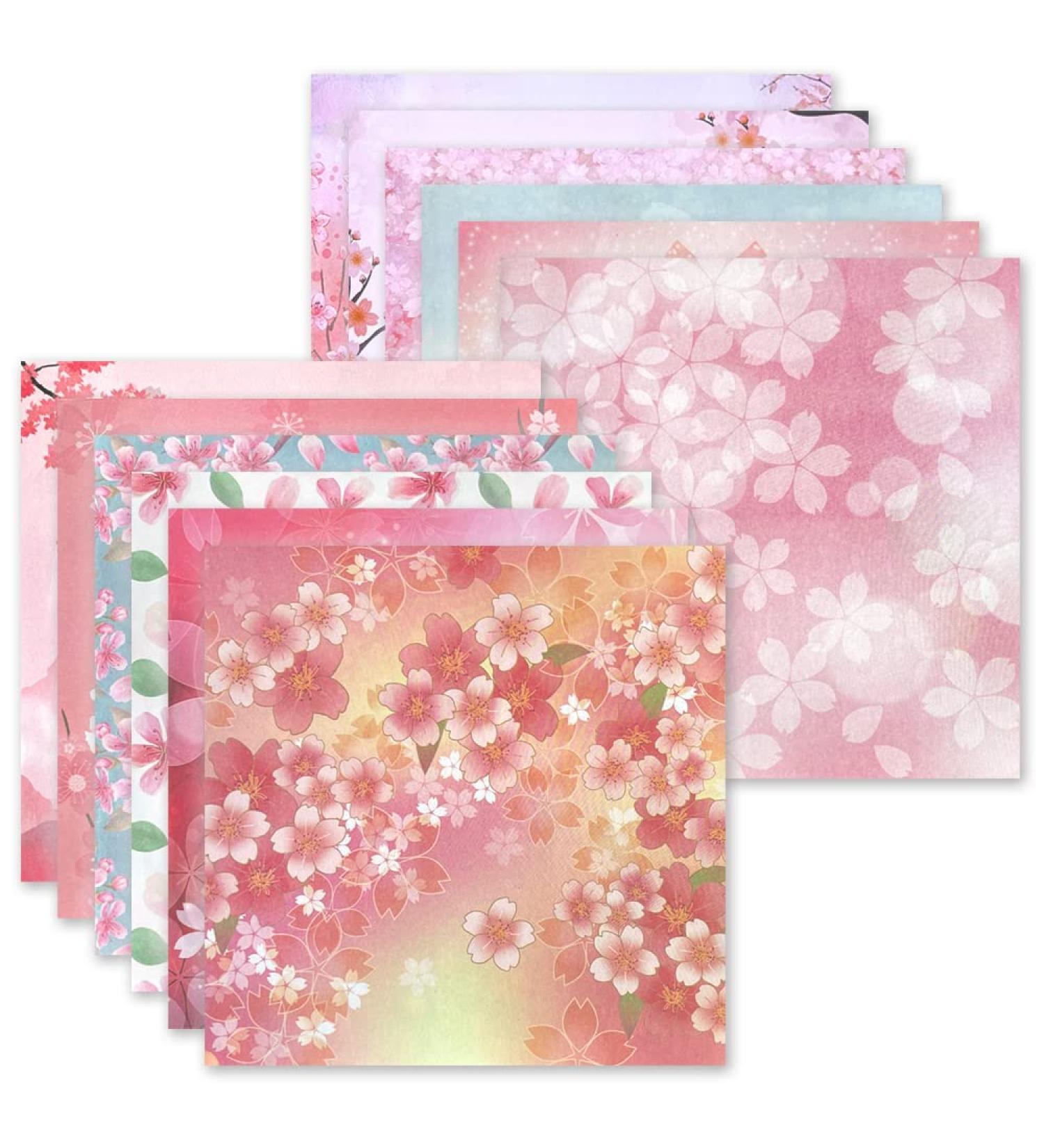 Origami Paper Kit - 6x6, 50 Sheets, 12 Vivid Colors, Double Sided Print - Traditional Japanese Patterns - Ideal for Arts & Crafts - Buy Online on GoSupps.com