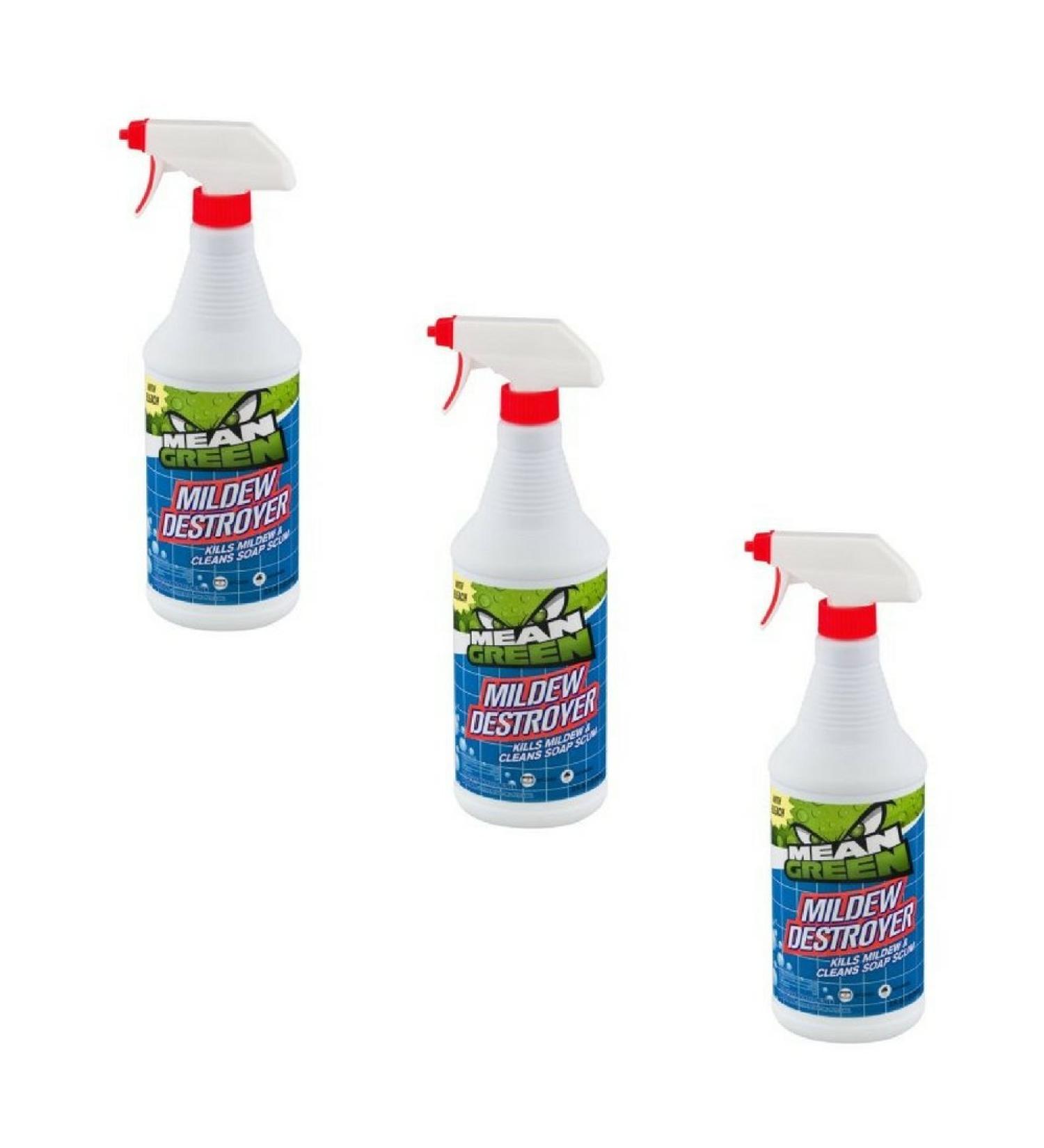 Mean Green Mildew Destroyer with Bleach, 32.0 FL OZ (pack of 3)