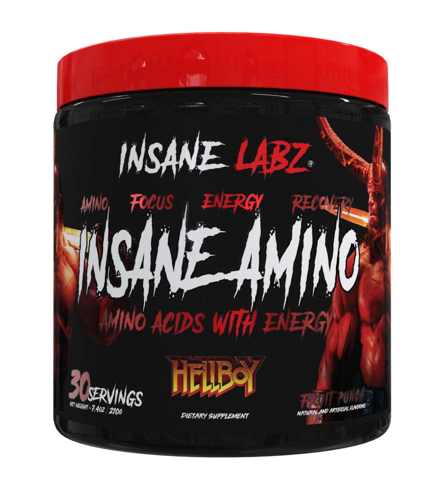 Insane Labz Insane Amino Hellboy BCAA - Energy Focus & Muscle Recovery - Buy Online on GoSupps.com