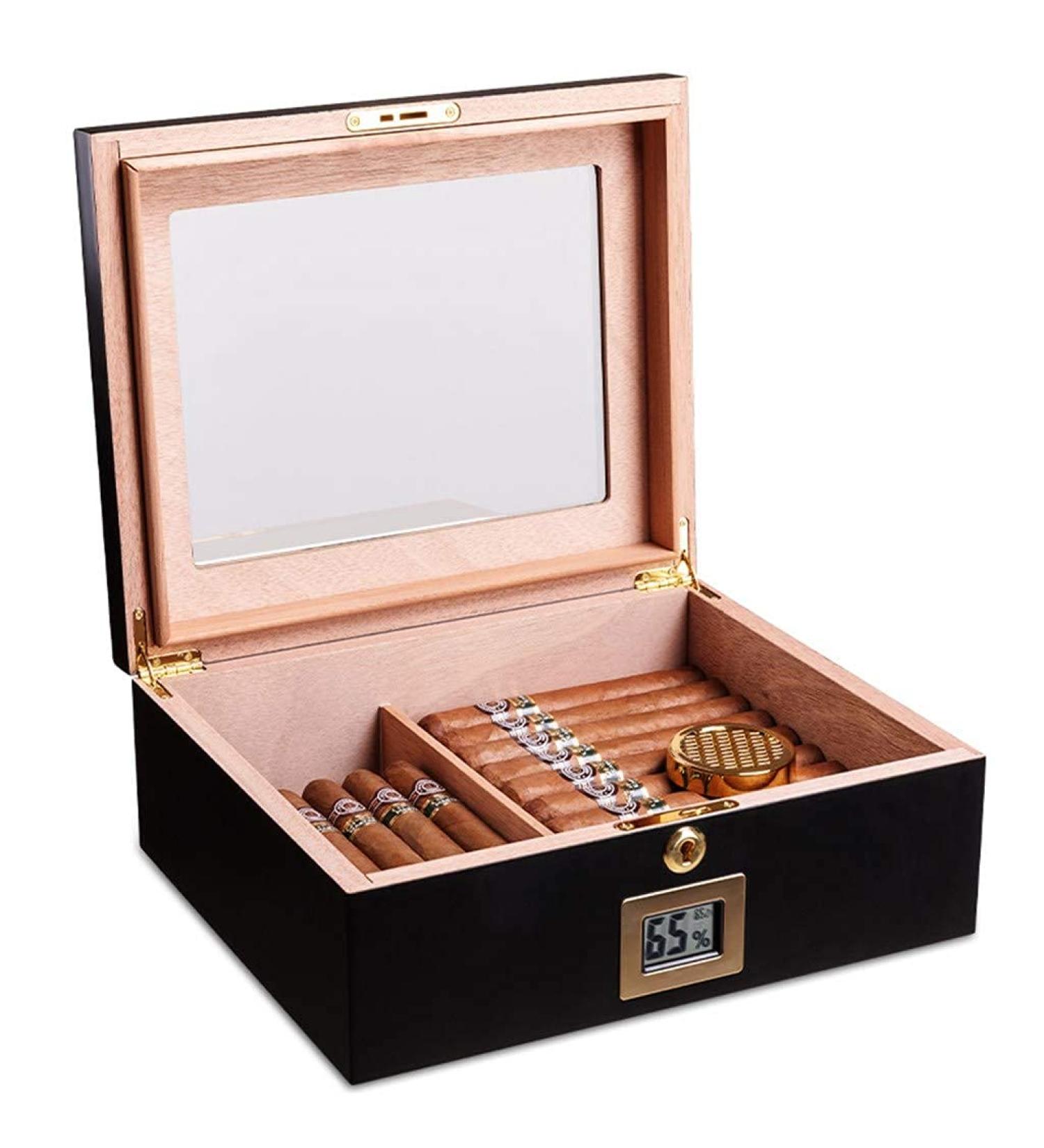 Humidors Cigar Box Cigar Moisturizing and Humidity Cigar Box Gift Package - Buy Online on GoSupps.com