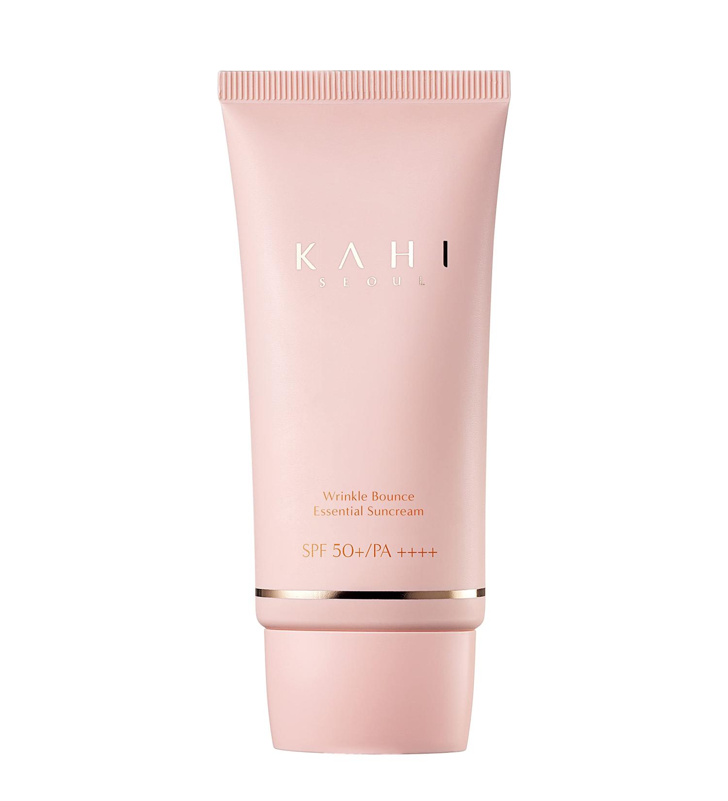 KAHI Wrinkle Bounce Blemish Essential Suncream SPF50+ PA++++ (1.69fl.oz) | Anti-Aging Sunscreen - Buy Online on GoSupps.com