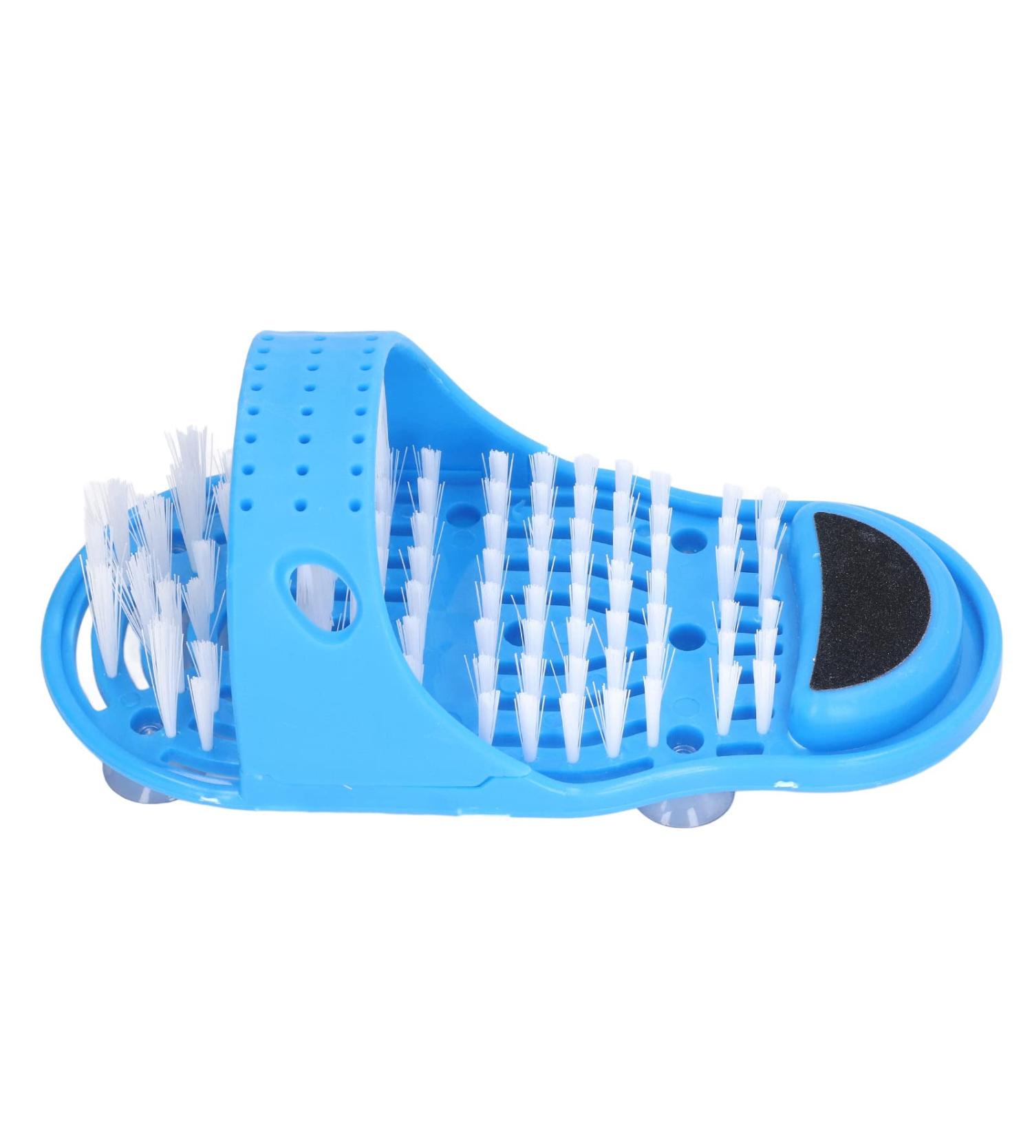 BlueKey Shower Foot Scrubber Mat with Suction Cups: A Simple Feet Cleaner Exfoliating Foot Washer for Improved Dead Skin Removal and Pressure Relief - Buy Online on GoSupps.com