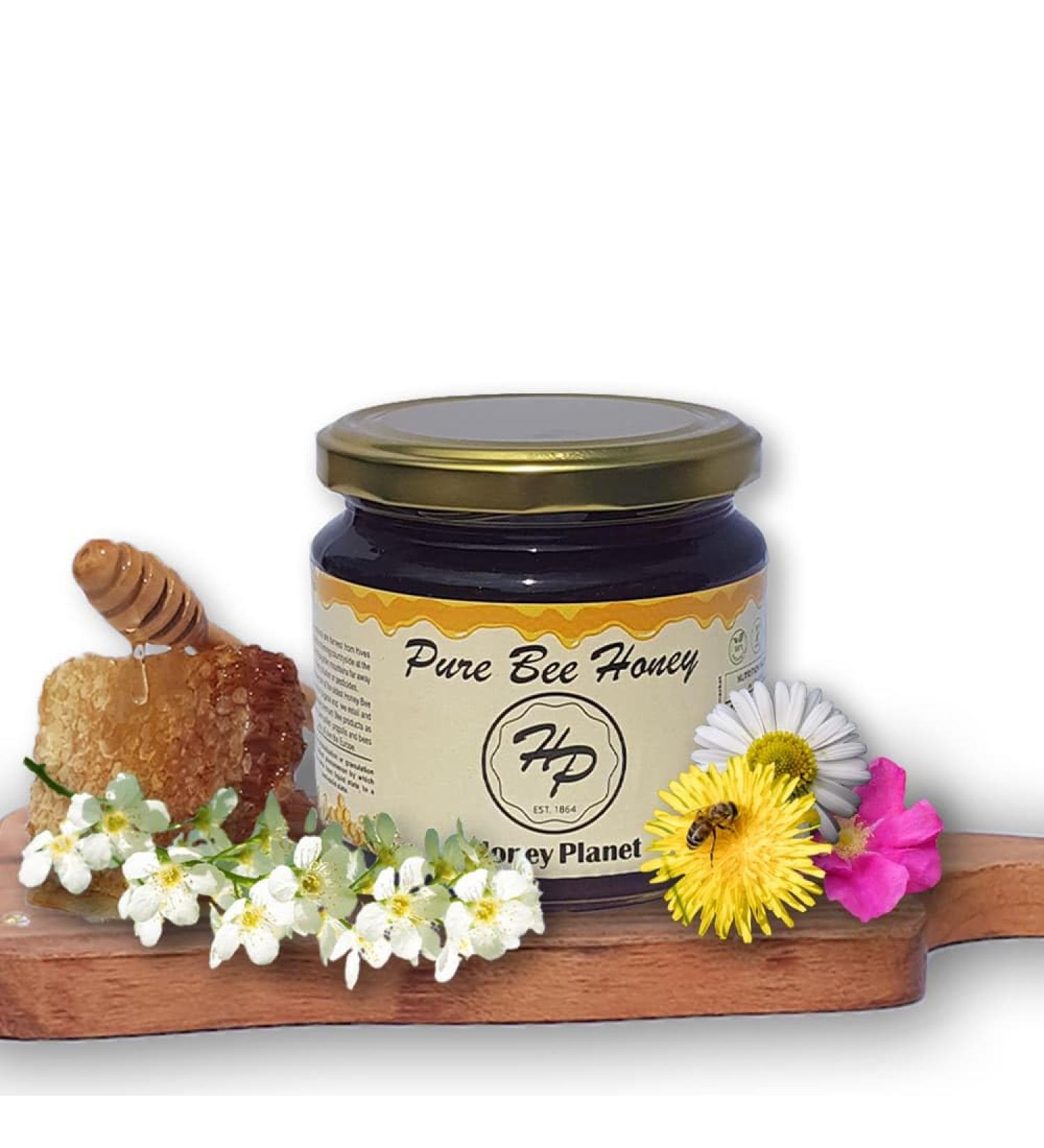 Natural Wild Forest Mountain Raw Honey from ECO/BIO Area Unheated Unpasteraised Unfiltered Mountain Honey harvested in our own Bee Farm eco fresh from honey comb (Small 500 gram) 500 g (Pack of 1) 500.0 - Buy Online on GoSupps.com