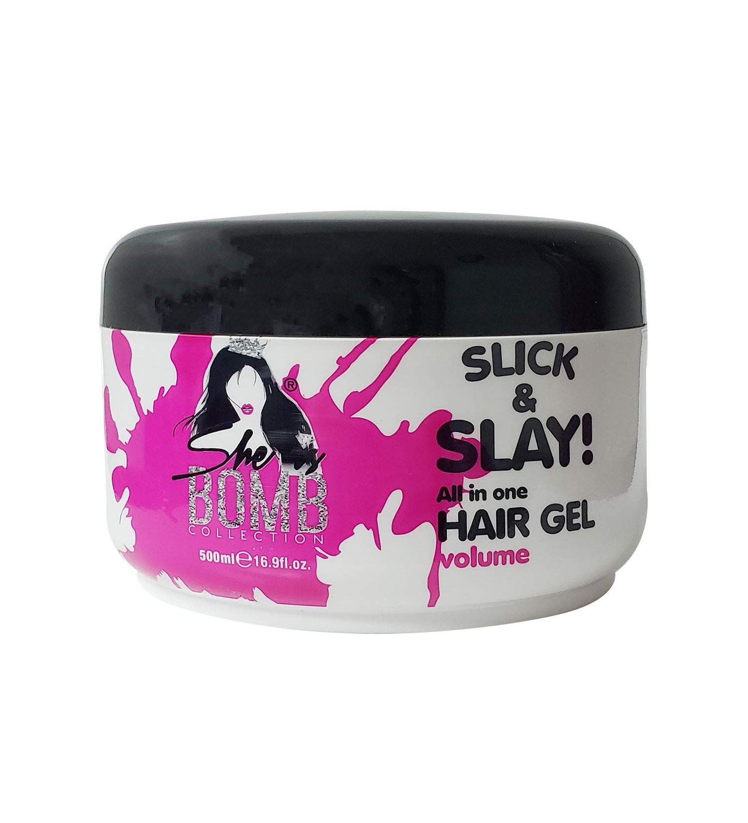 She Is Bomb Collection Slick & Slay All-in-One Hair Gel 16.9 fl. oz.