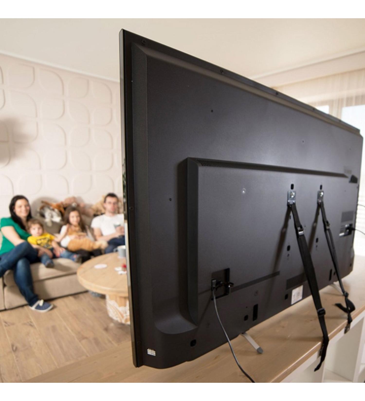 Baby Safety Metal TV Straps Furniture Anti-Tip Straps Heavy Duty Strap All Flat Screen TV/Furniture 2 Pack - Buy Online on GoSupps.com