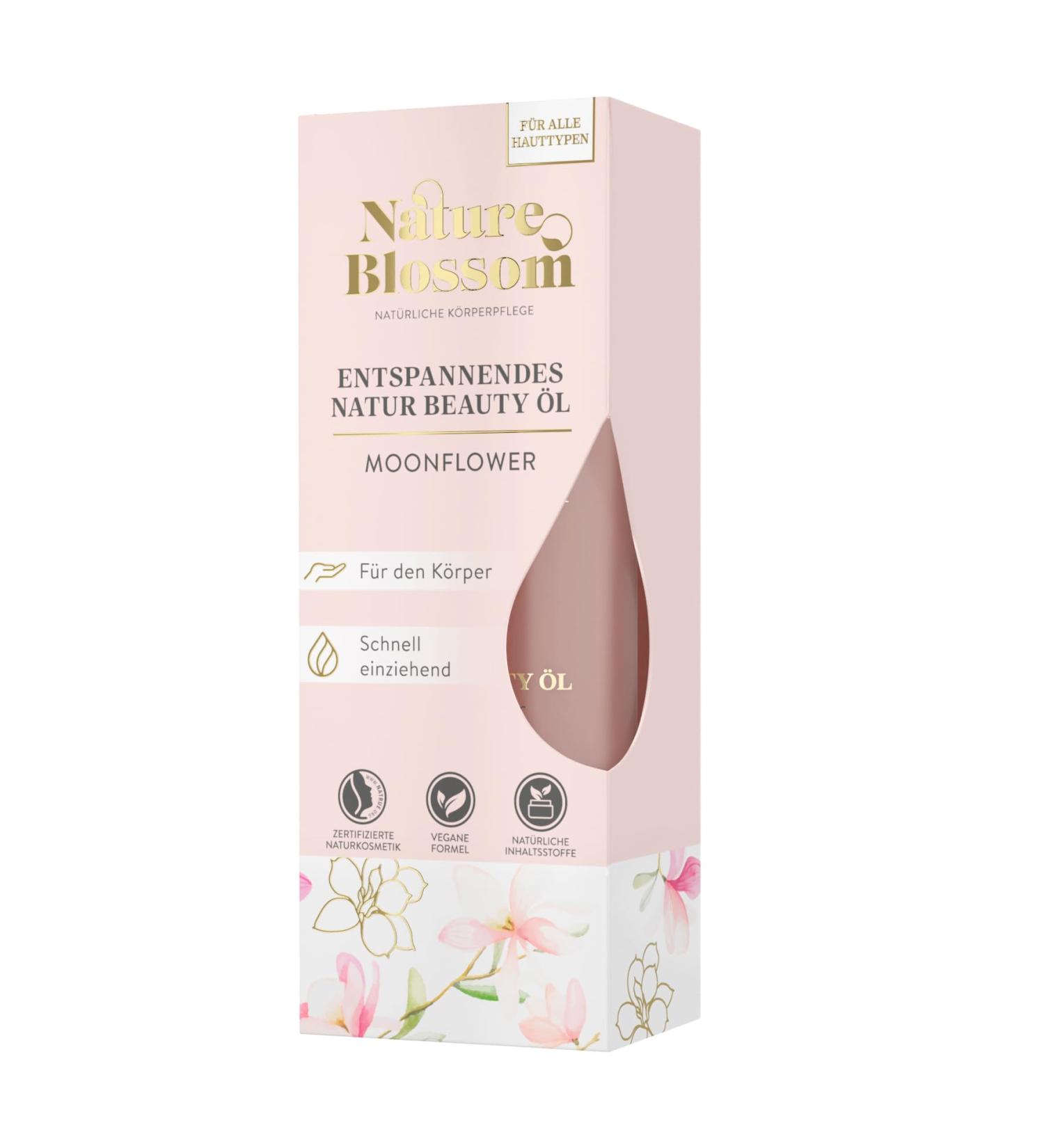 Nature Blossom Moonflower Relaxing Natural Beauty Oil 75ml