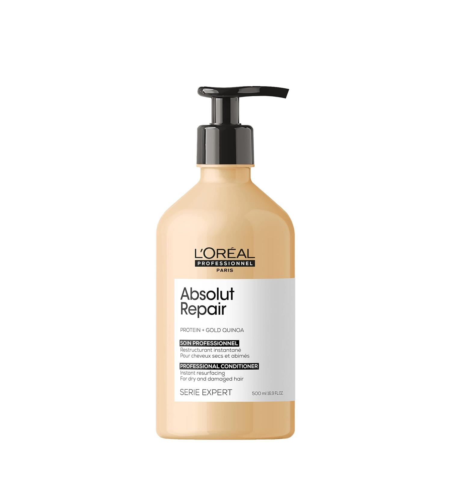 L'Oreal Professionnel Absolut Repair Conditioner - Protein Hair Treatment for Dry, Damaged Hair - 16.9 Fl. Oz - Buy Online on GoSupps.com