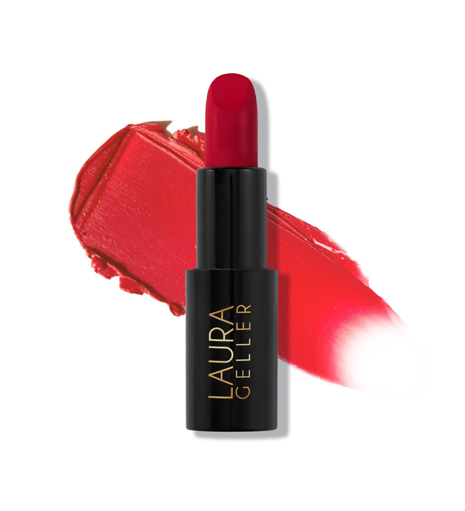 LAURA GELLER NEW YORK Modern Classic Matte Lipstick in Red Radiance - Luxurious Ultra-Rich Color with Lightweight Matte Finish - Buy Online on GoSupps.com