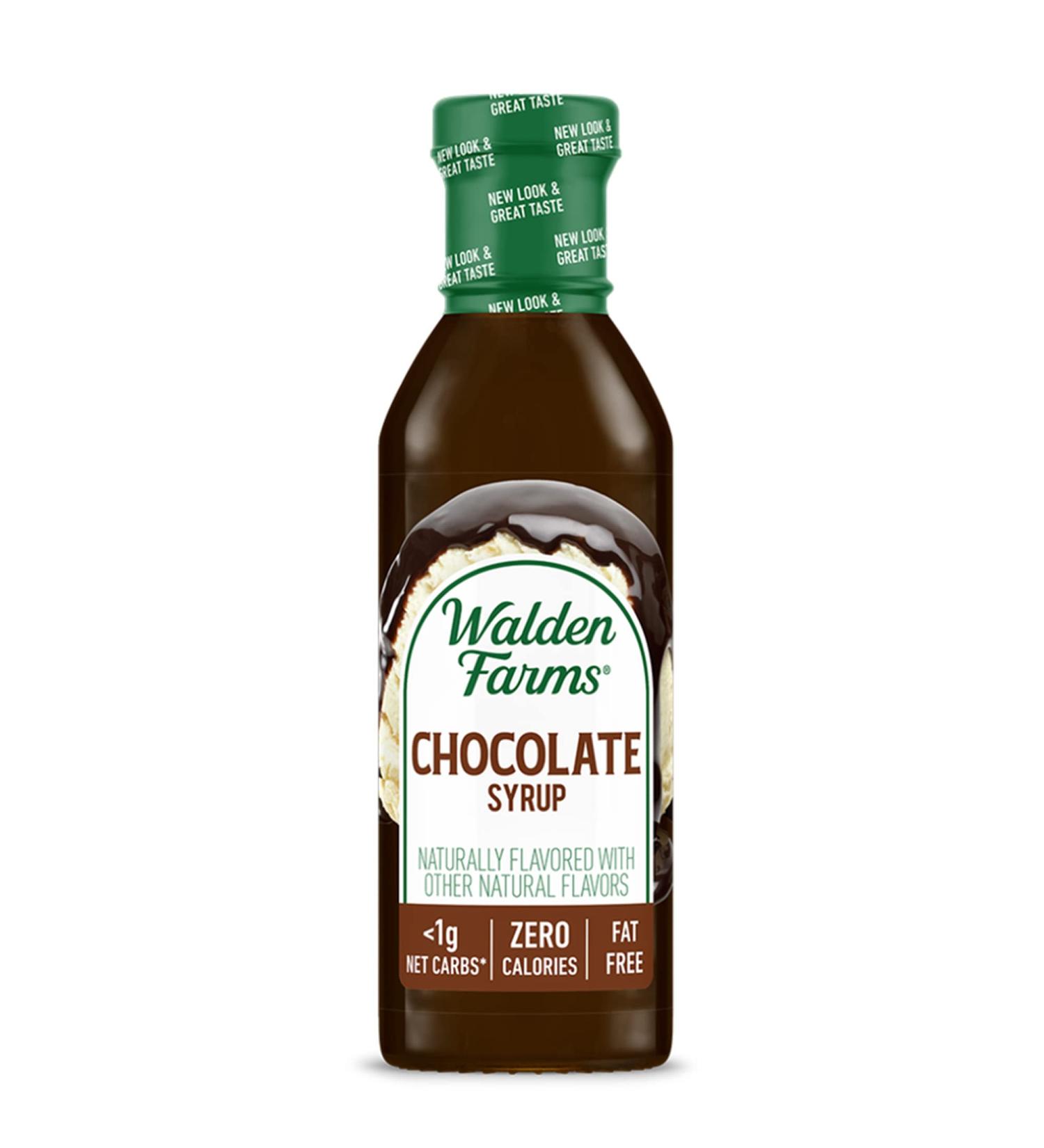 Walden Farms Chocolate Syrup 12 oz - 0g Net Carbs | Keto Friendly, Non-Dairy, Gluten-Free, Sugar-Free | Sweet and Delicious Flavor for Pancakes, Waffles, French Toast | 12 Fl Oz (Pack of 1) - Buy Online on GoSupps.com