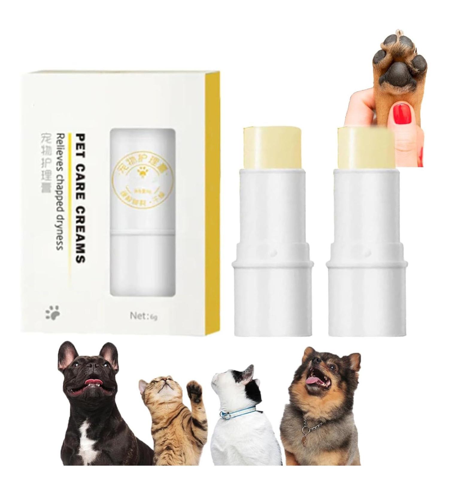 Paw Ointment Stick Cat Paw Ointment Stick Paw Ointment Stick for Dogs Njula Paw Care Stick Pet Care Cream Paw Pad Moisturizer Stick Paw Care Balm Paw Ointment for Cats and Dogs (2pcs) - Buy Online on GoSupps.com