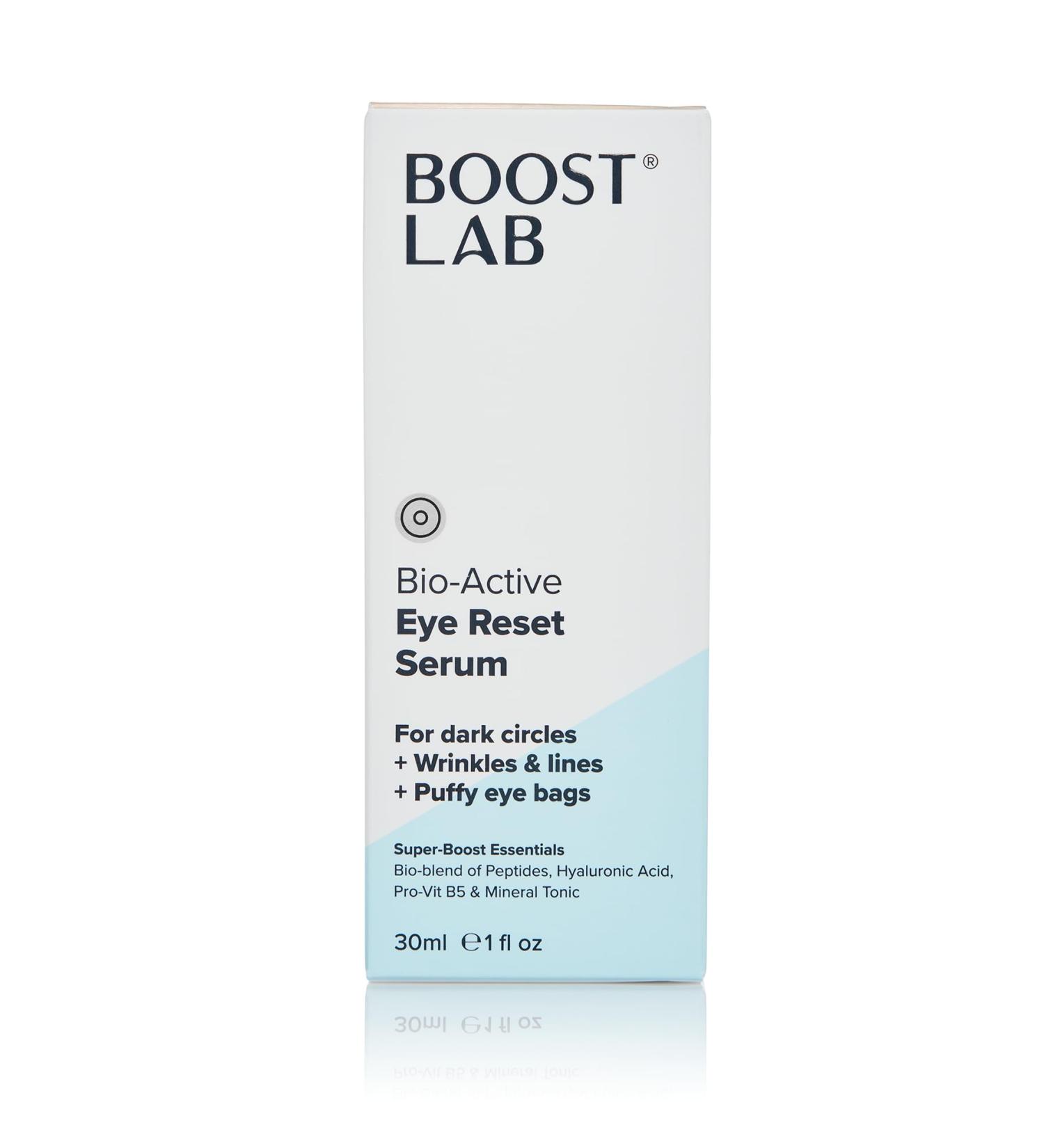 BOOST LAB Bio-Active Eye Reset Serum - Dark Circle Wrinkle & Puffiness Treatment for All - Paraben & Fragrance Free - 30ml - Buy Online on GoSupps.com