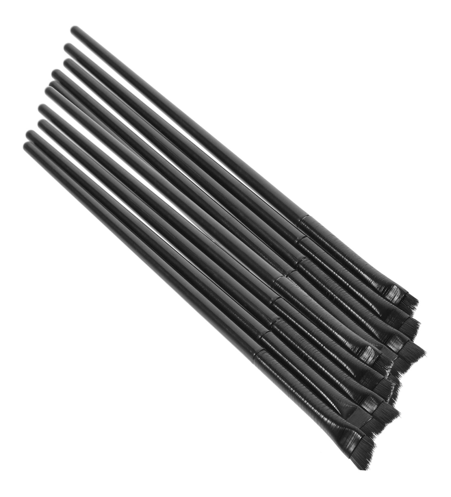 Healeved 12pcs Eyeliner Brush Eye Shadow Brush Eye Makeup Tool Liner Brush for Eyes Eyeliner Makeup Tool Eyebrow Brush Eyeshadow Makeup Eye Shadow for Makeup Angled Precision Eyeliner Brush 14.5x0.7x0.5cm Black - Buy Online on GoSupps.com