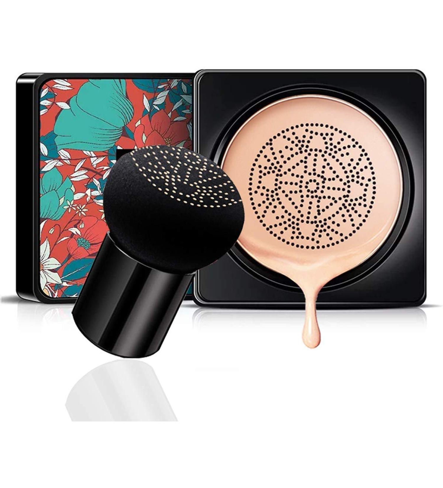 Mushroom Head Air Cushion BB Cream Concealer | Moisturizing CC Foundation for Even Skin Tone | Makeup Base Primer - Natural - Buy Online on GoSupps.com