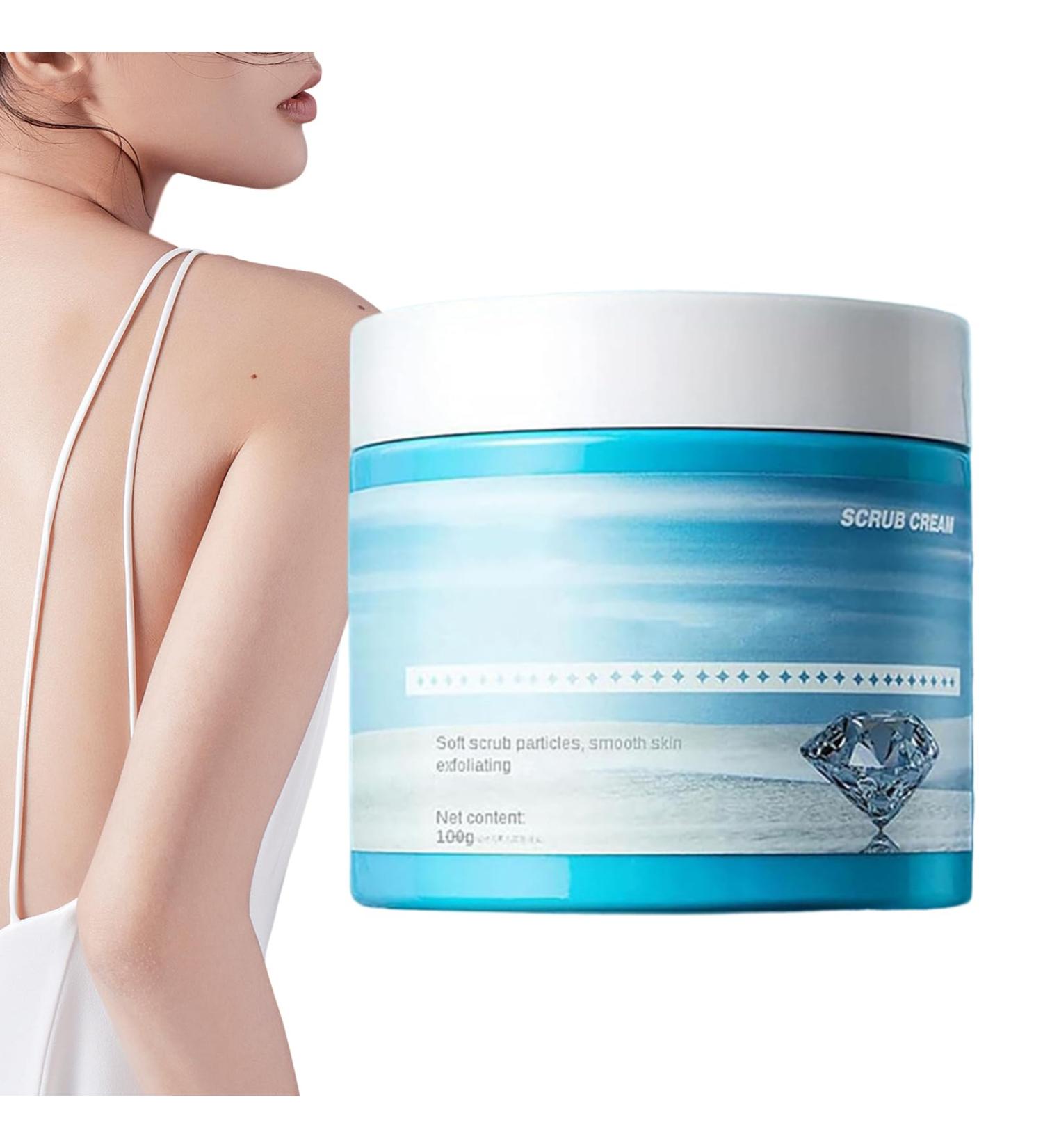 GkgWuxf Sea Salt Body Scrubs Women Oily Skin Exfoliating Cream Body Deep Cleanser for Women and Men - Buy Online on GoSupps.com