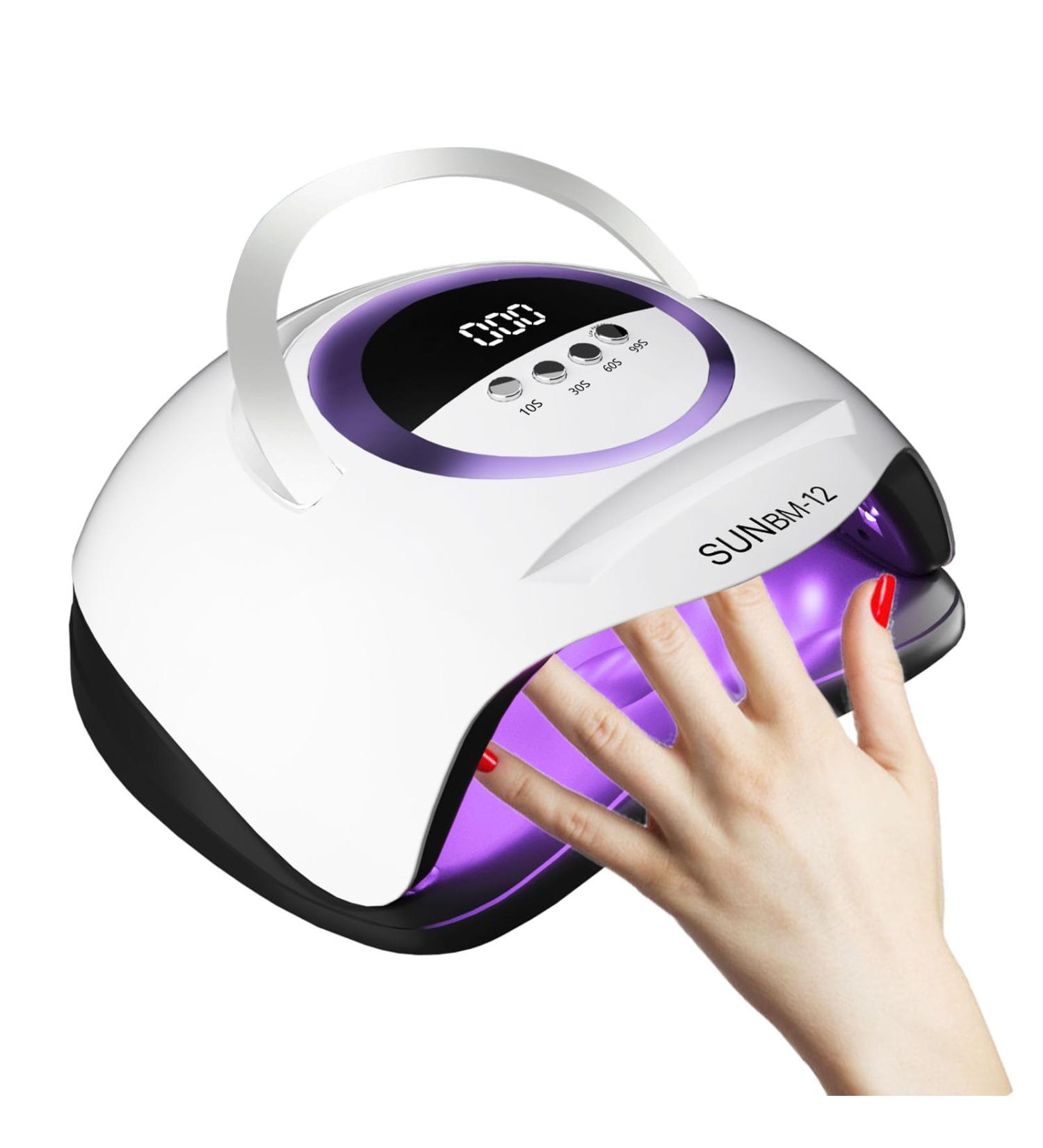 Ruspela 300W UV Nail Lamps for Gel Nails LED Polish Dryer with Phone Holder 72 Beads Nail Curing Lamp with LCD Display Auto Sensor 4 Timer Setting Detachable Nail Dryer for Beginners Home Salon Use - Buy Online on GoSupps.com