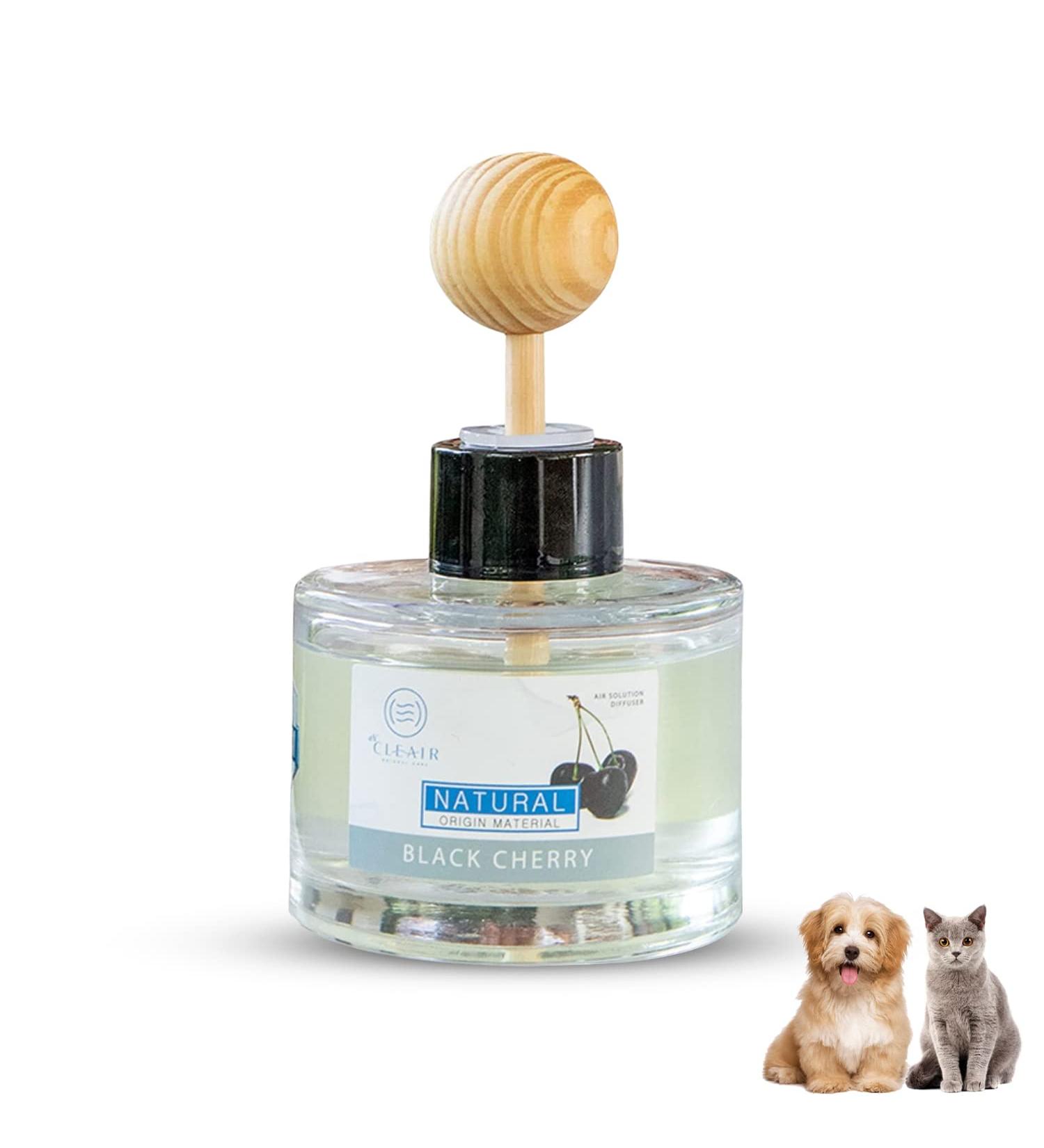 NCLEAIR Deodorizing Air Freshener Diffuser - Pet Odor Eliminator Spray | Natural Ingredients with Soothing Black Cherry Fragrance for Home, Bathroom, Car - Buy Online on GoSupps.com