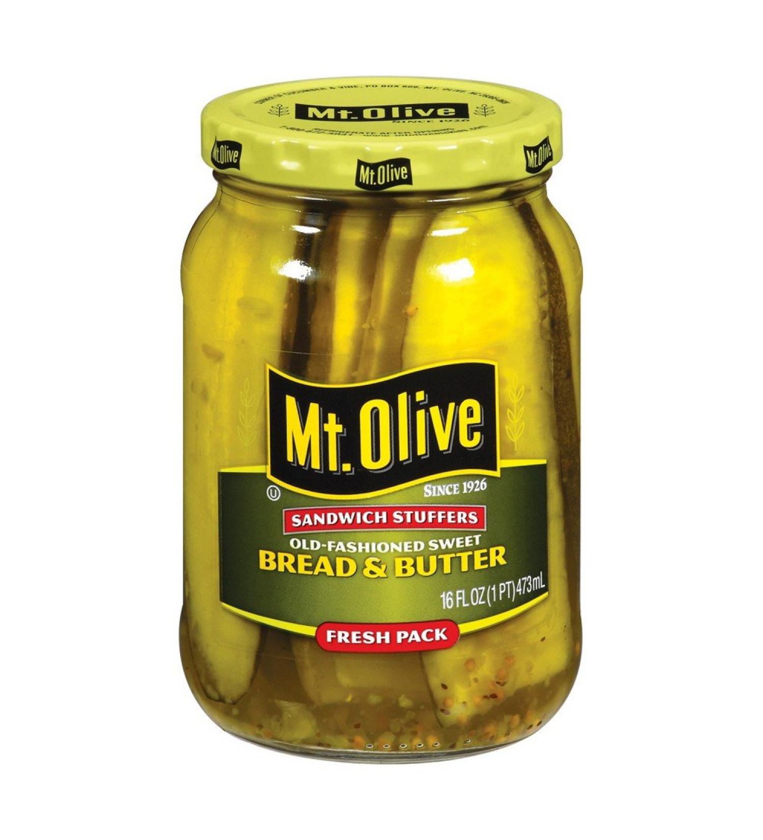 MT. OLIVE Sandwich Stuffers, Bread & Butter Jar, 16 oz