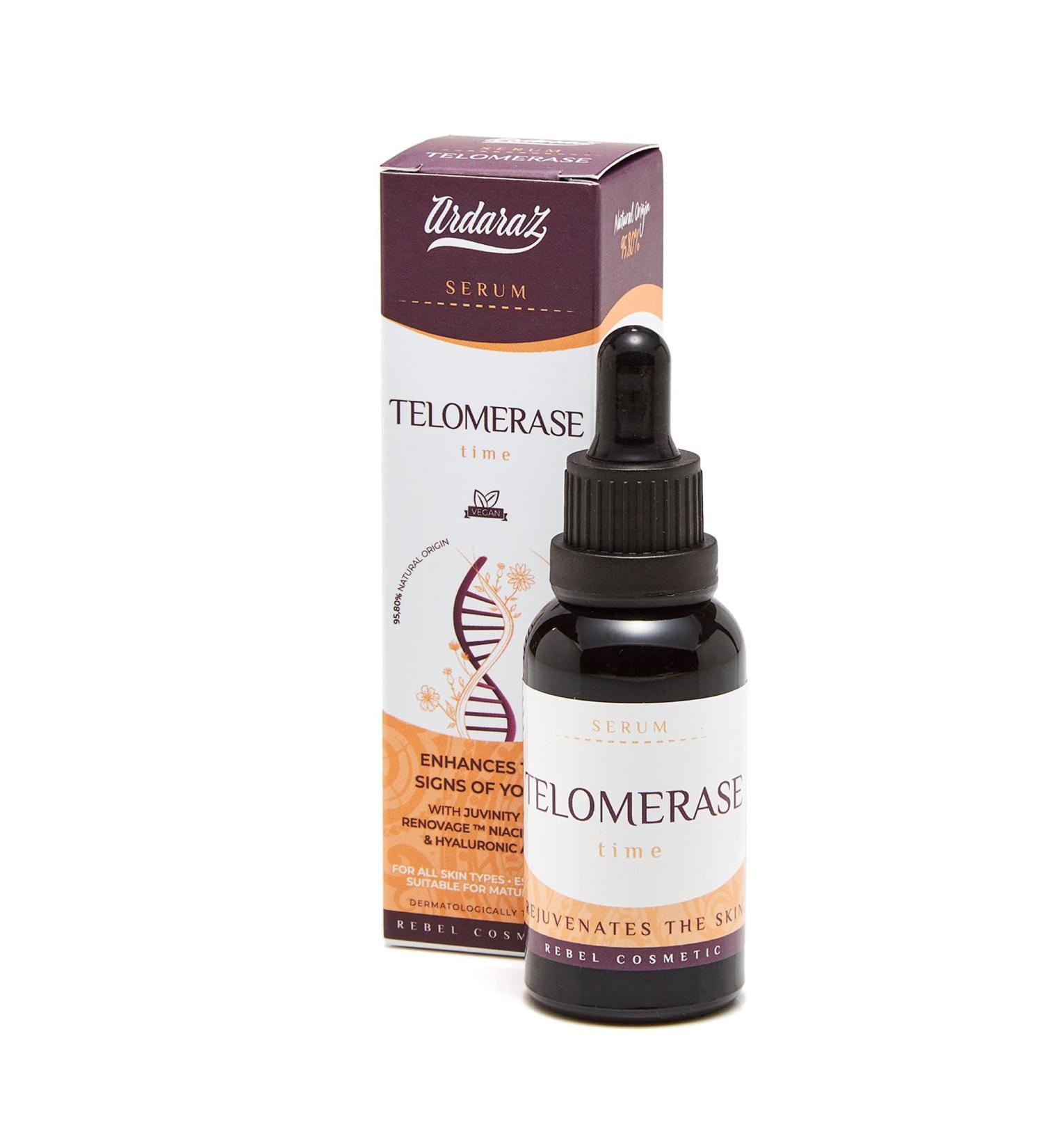 Ardaraz Anti Aging Serum for Women - Telomerase & Hyaluronic Acid 30ml | Tighter Smoother Skin - Sensitive Skin Friendly - Buy Online on GoSupps.com